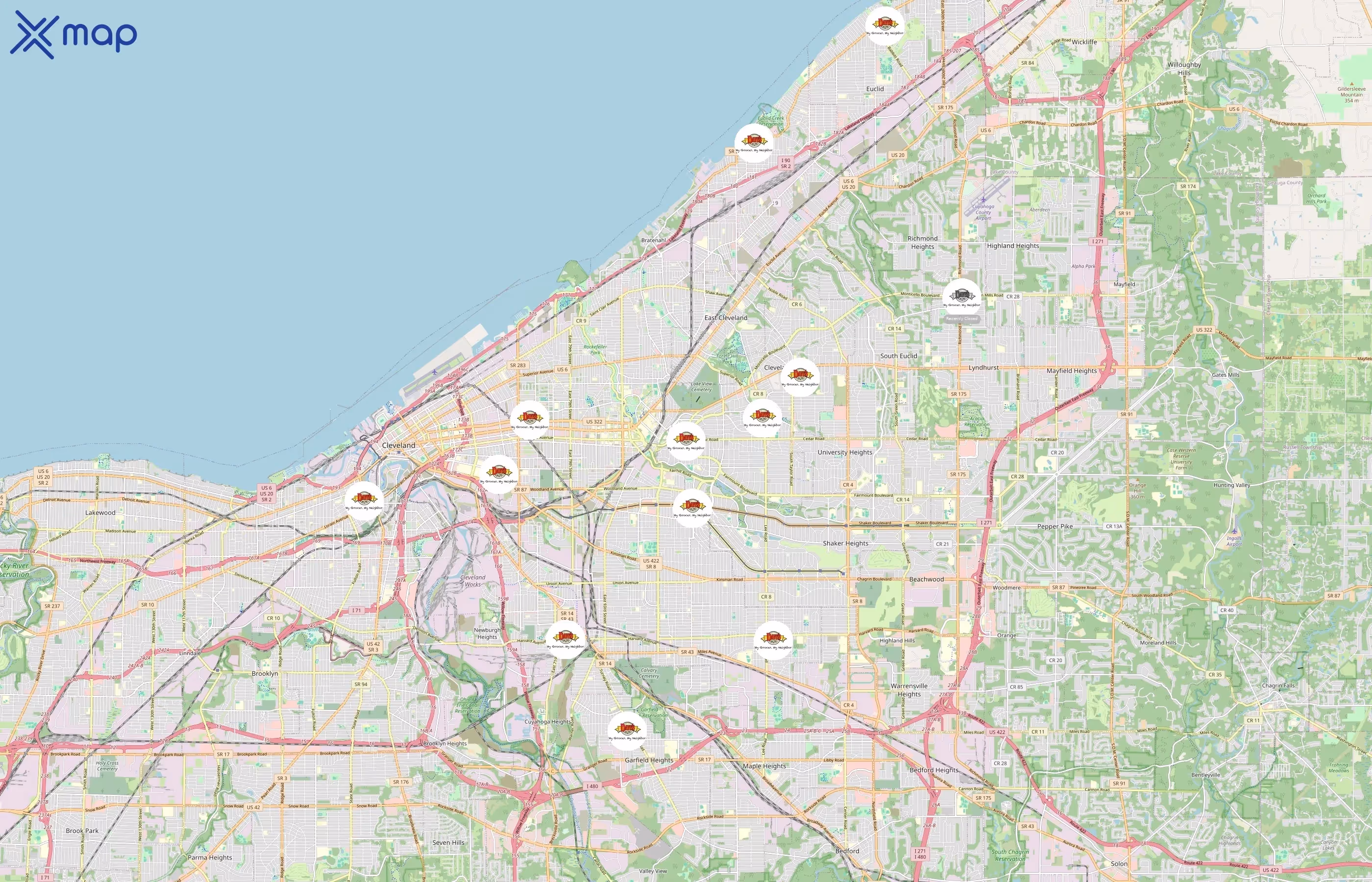 Dave's Markets area coverage