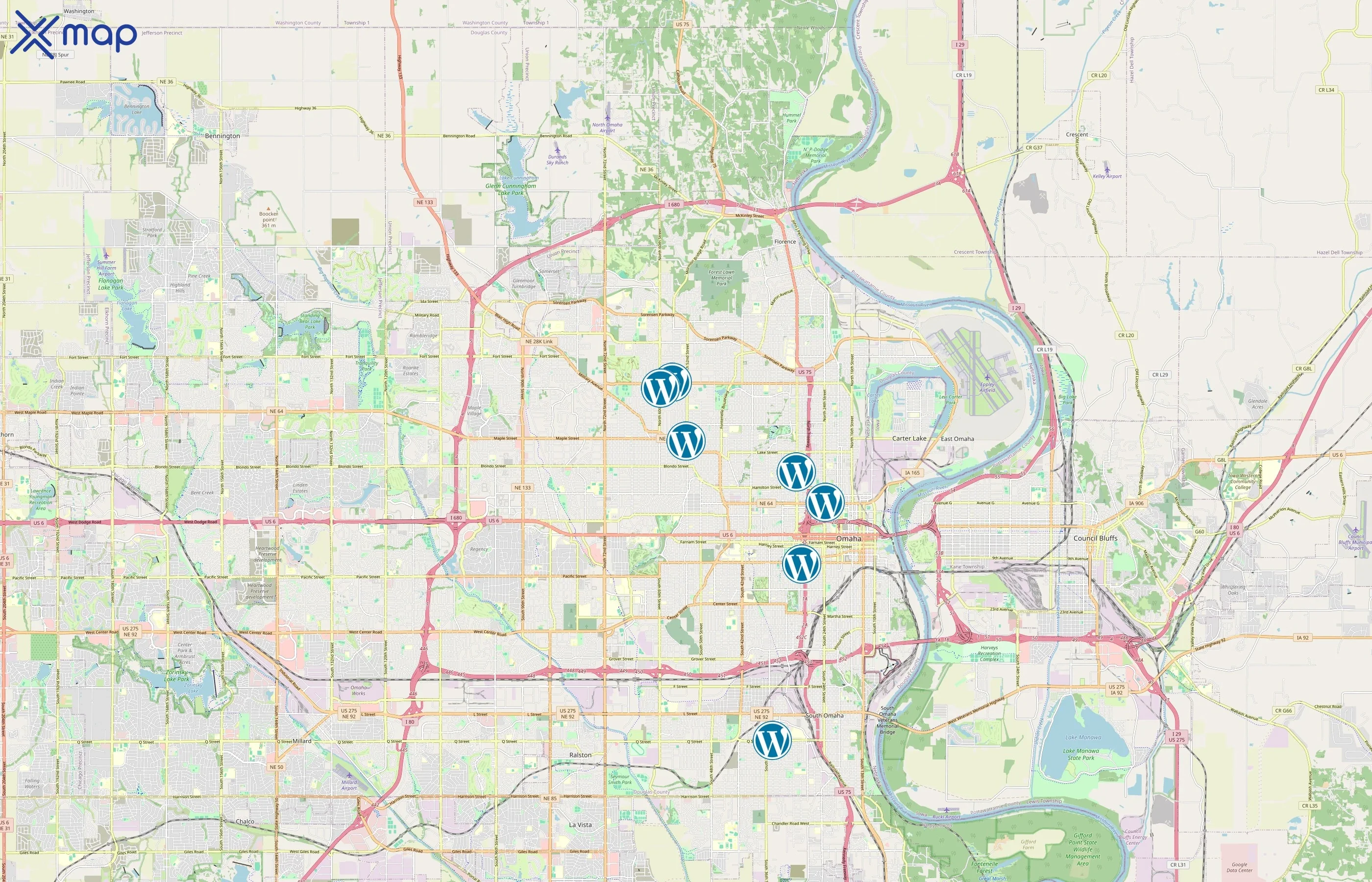 NP Mart area coverage