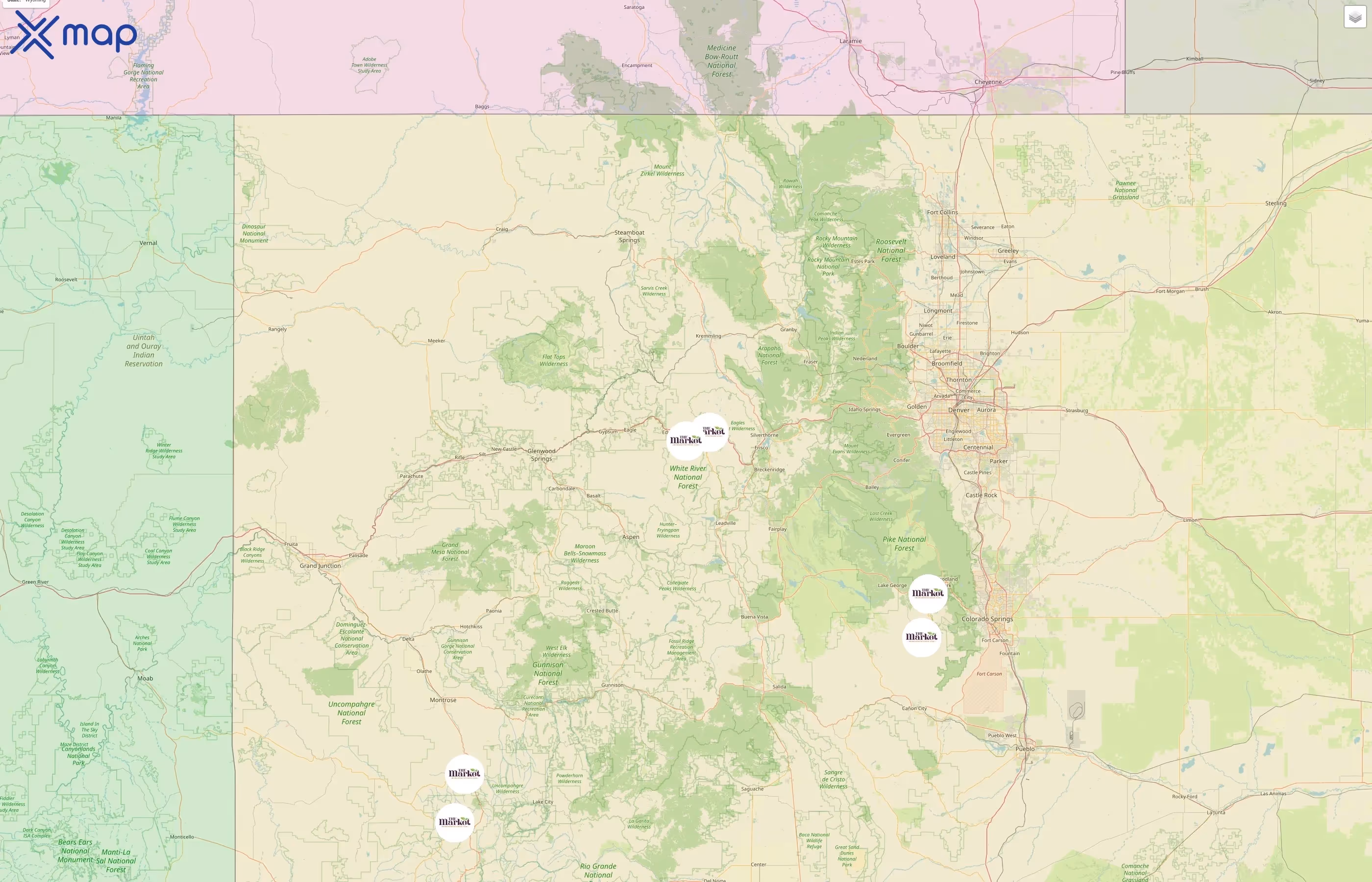 The Market Stores street hotspots