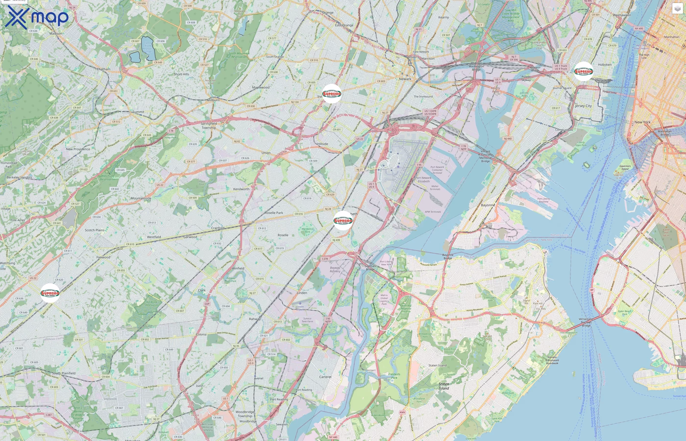 Supremo Food Markets traffic data