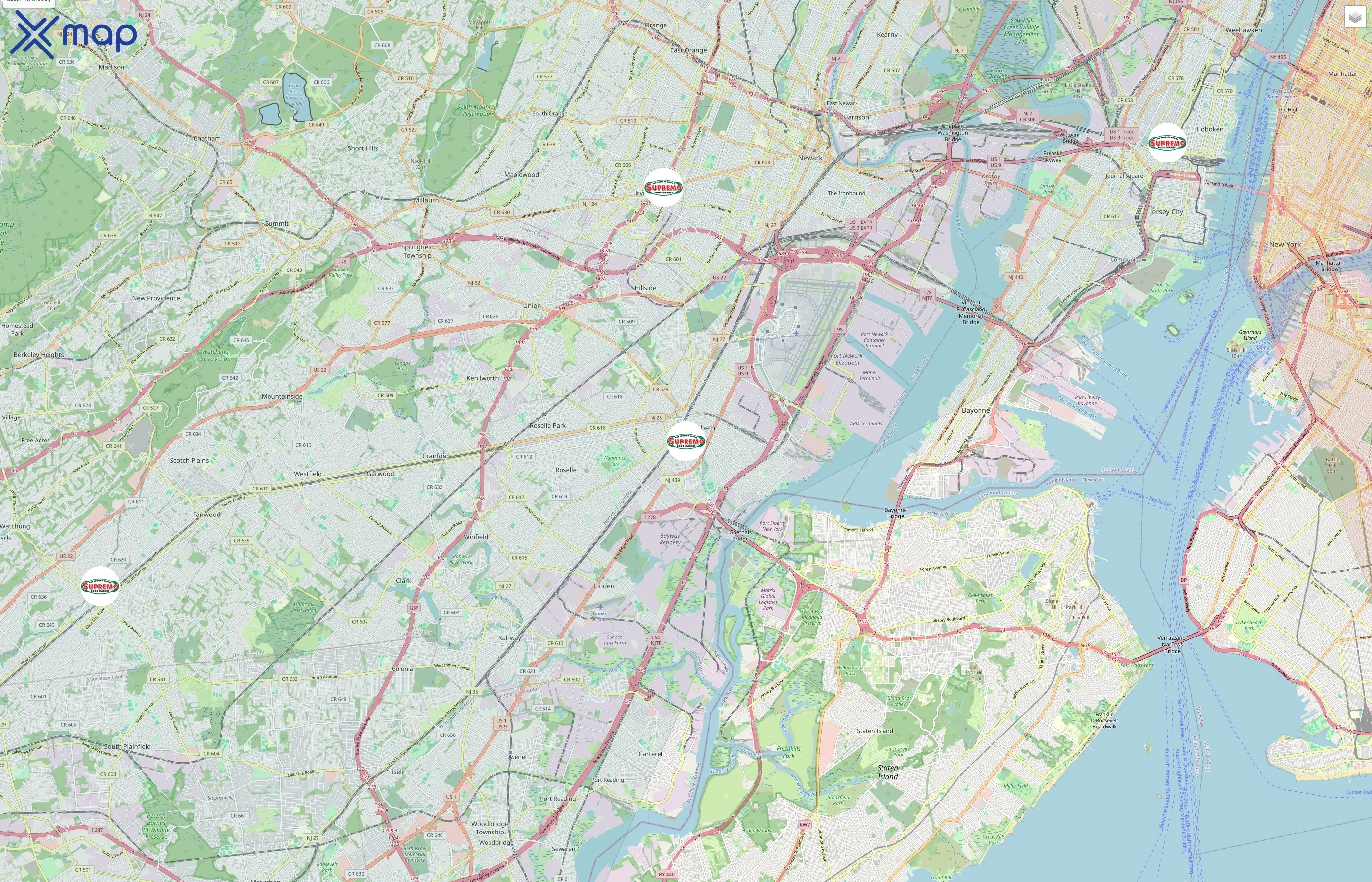 Supremo Food Markets traffic data