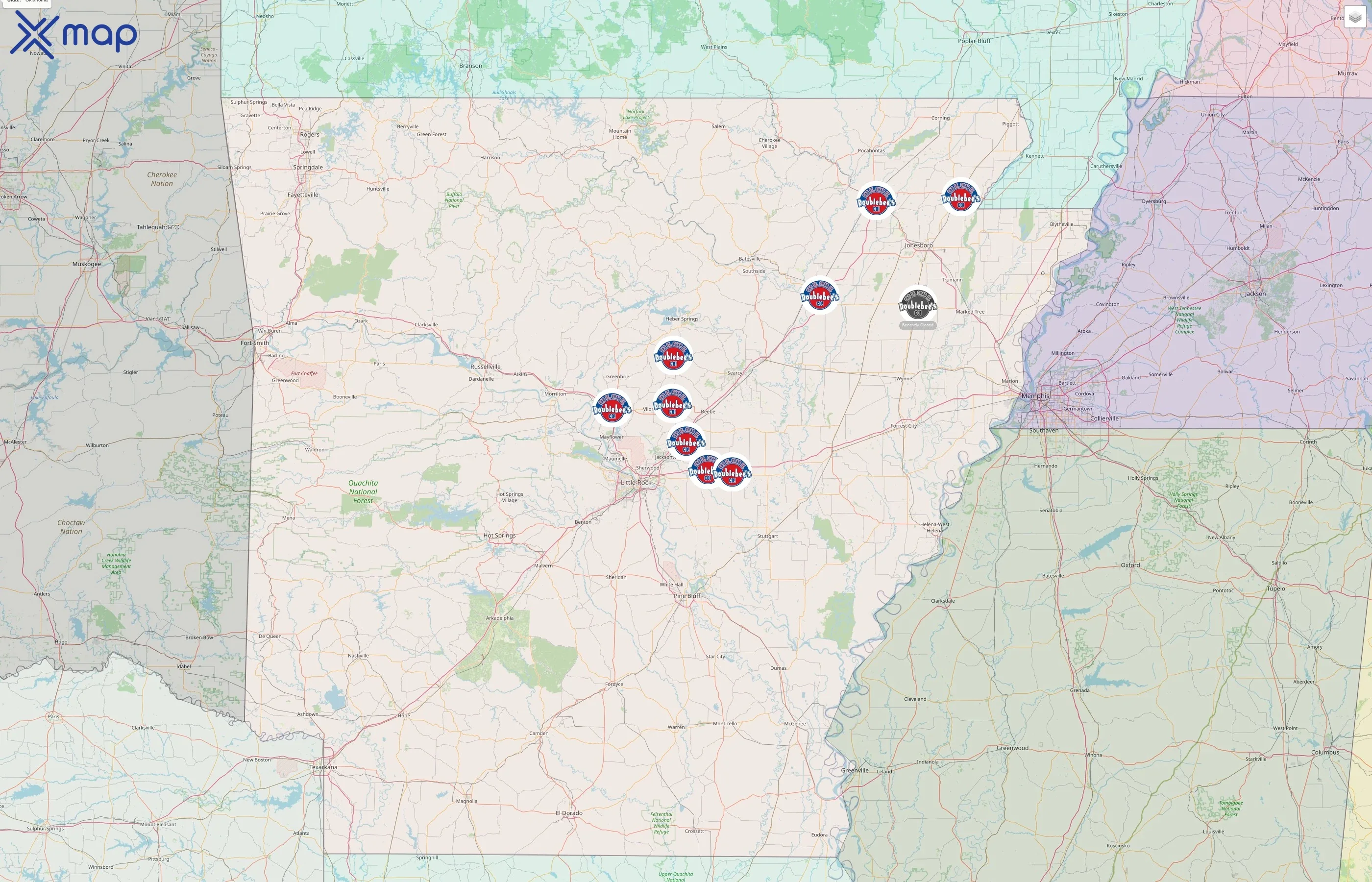 Doublebee's street hotspots