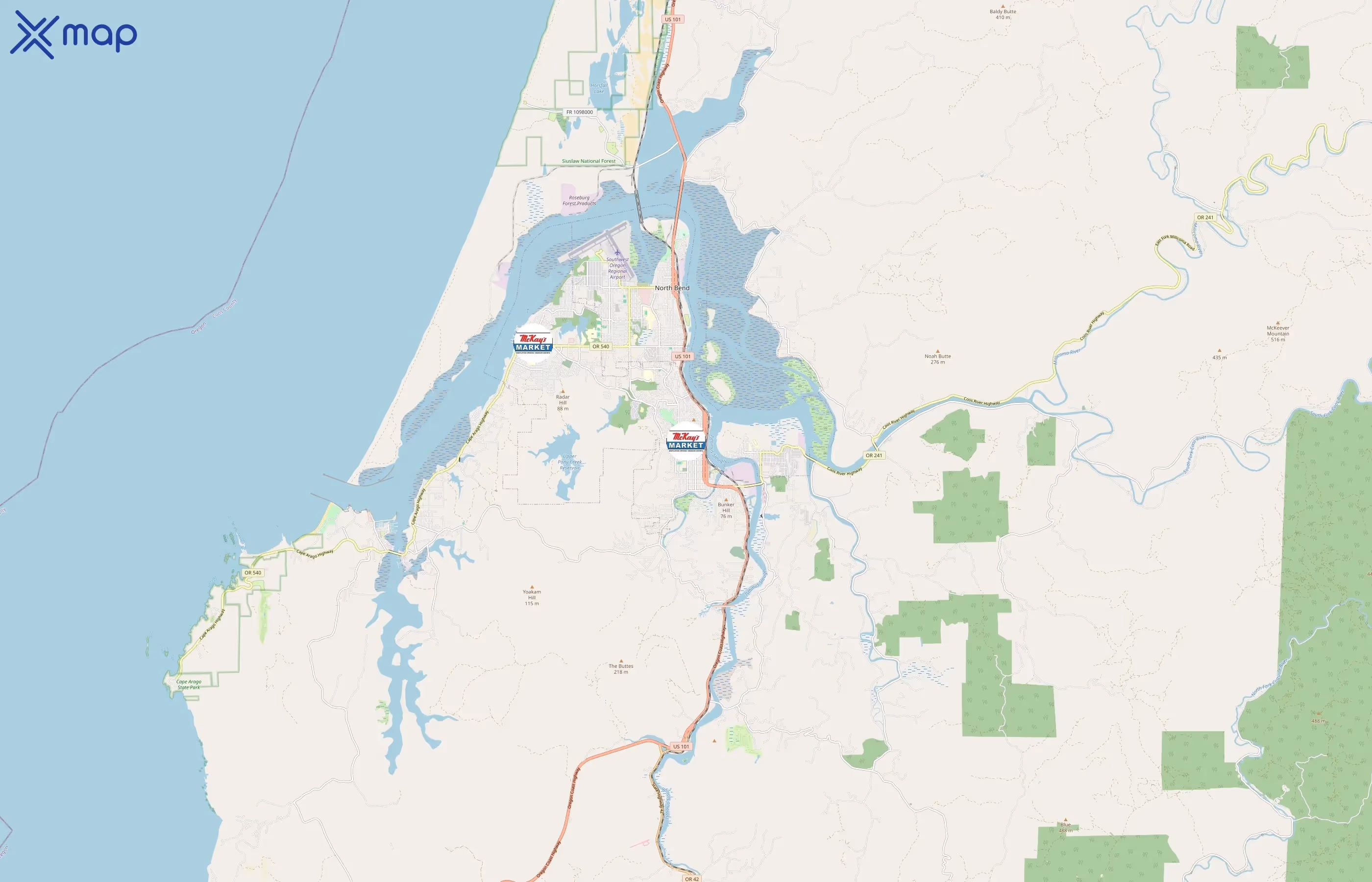 McKay's Market area coverage