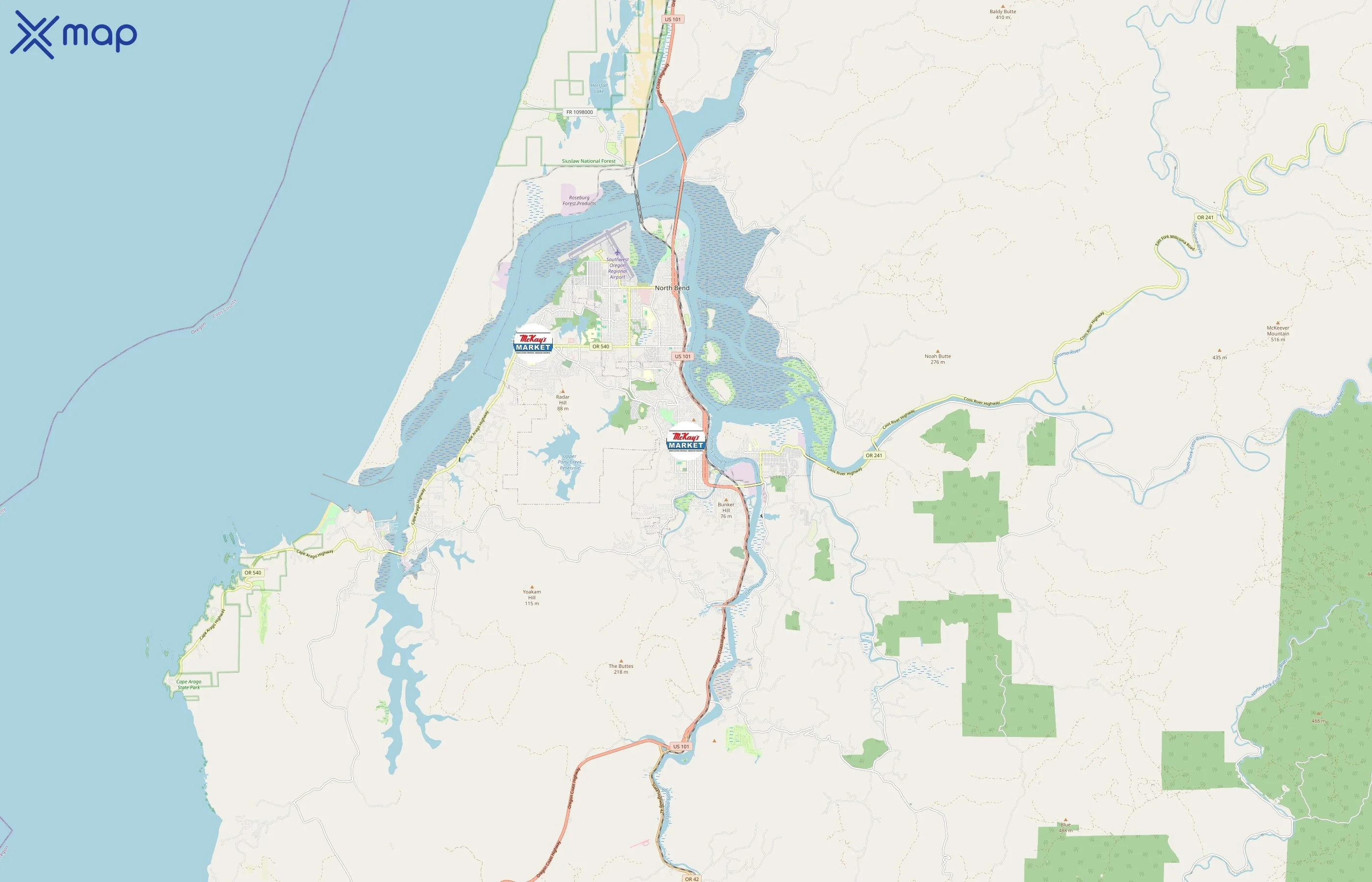 McKay's Market area coverage