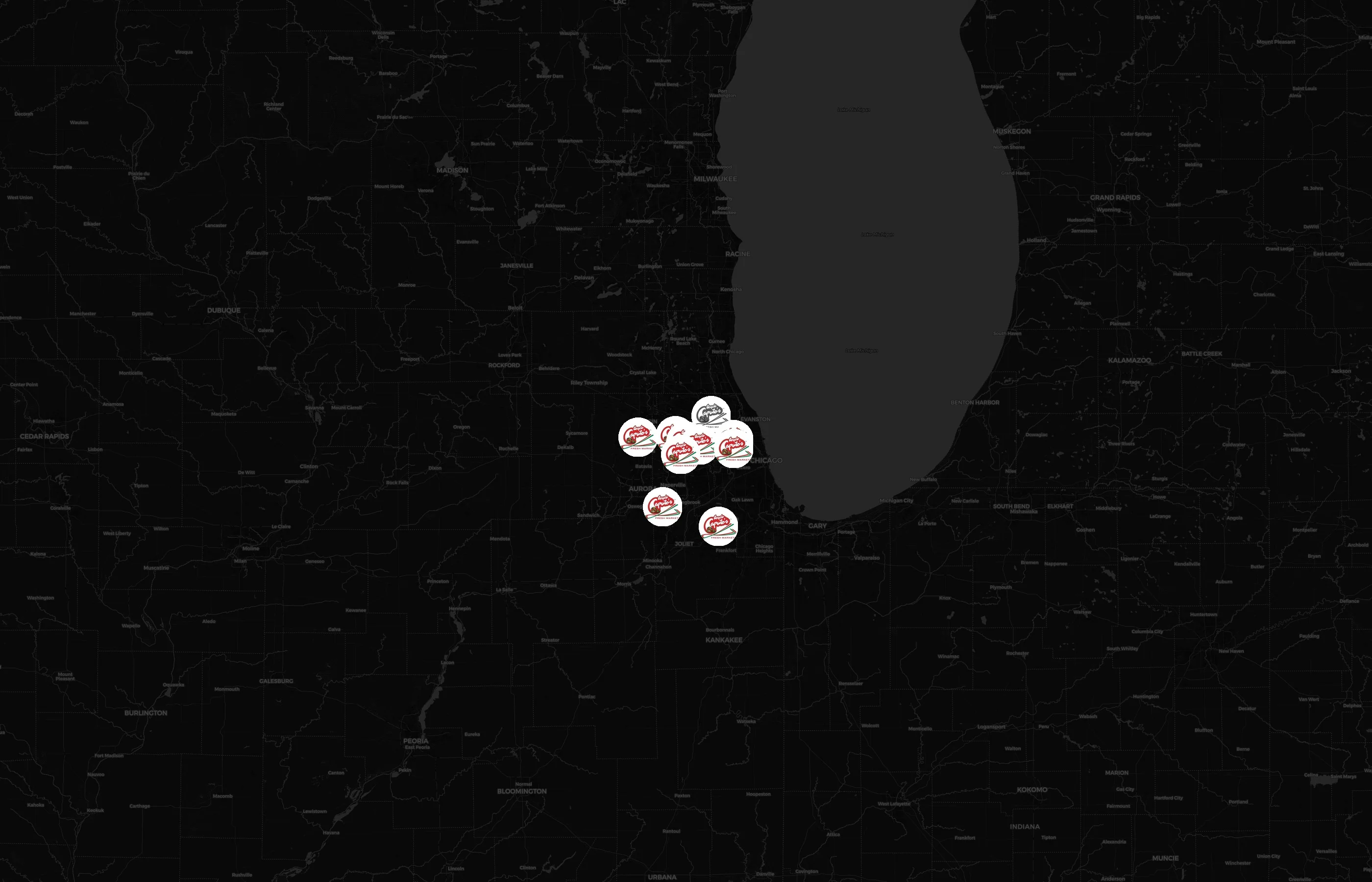 Angelo Caputo's Fresh Markets city distribution