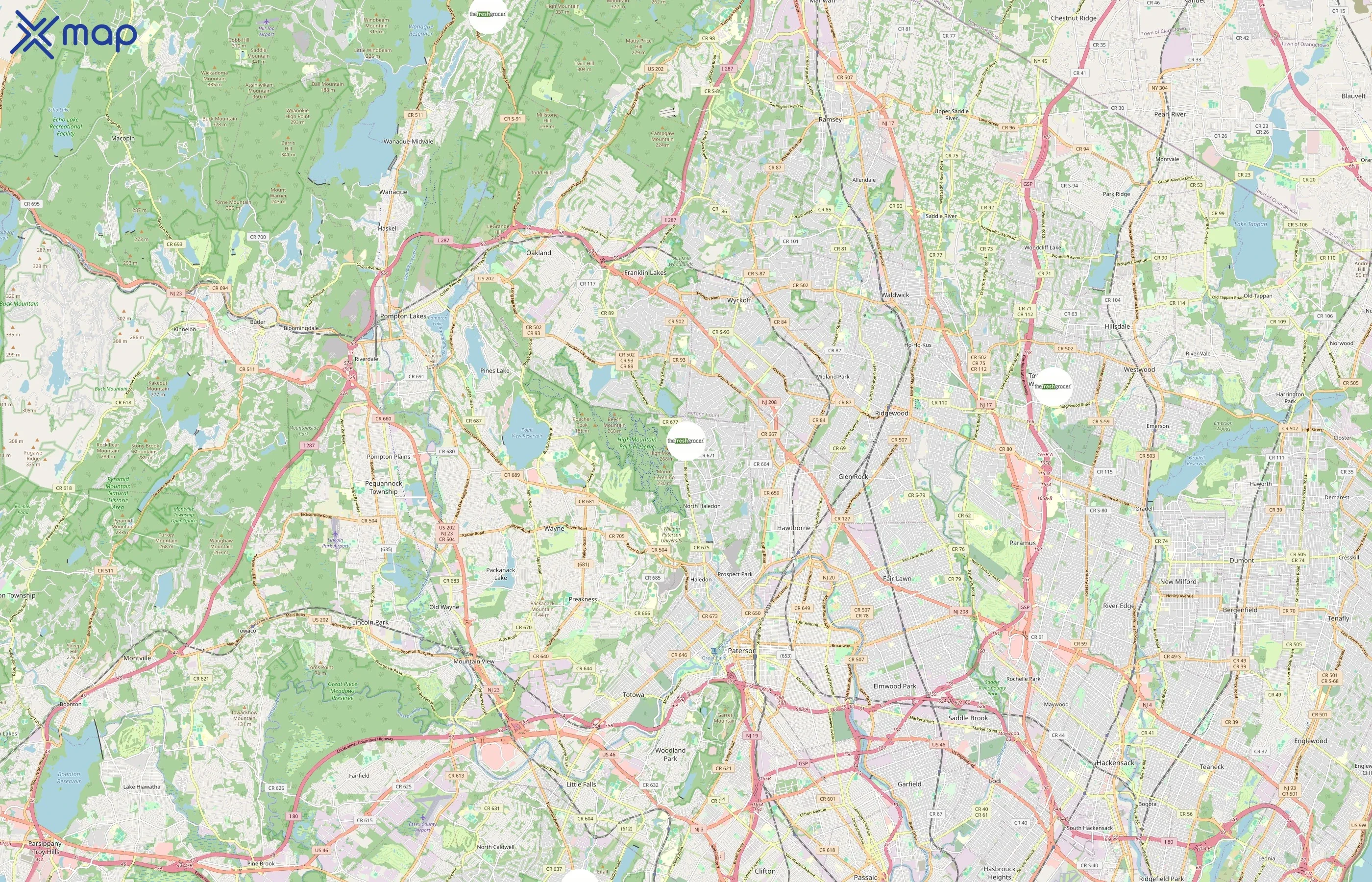 The Fresh Grocer area coverage