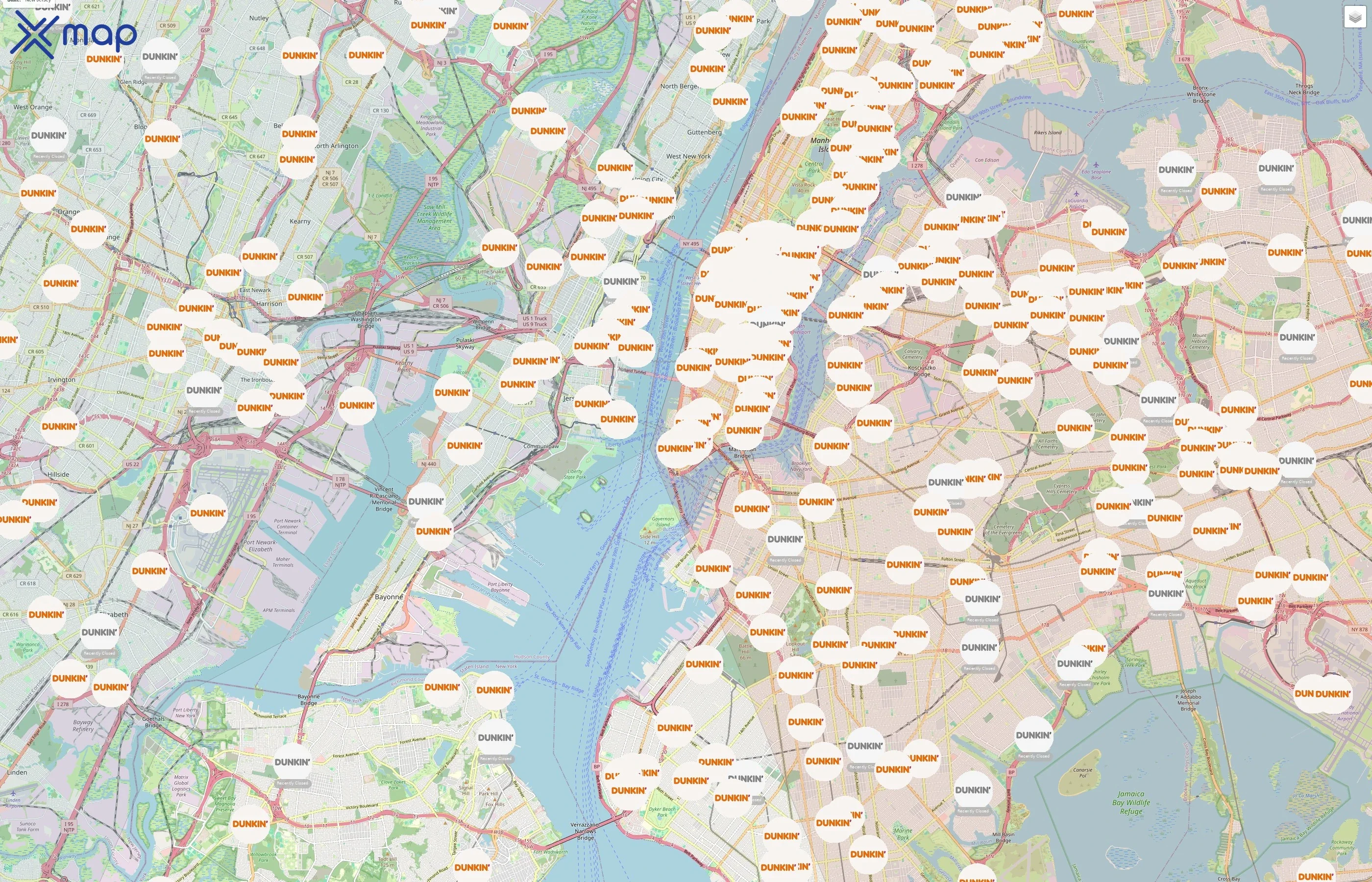 Dunkin' traffic data