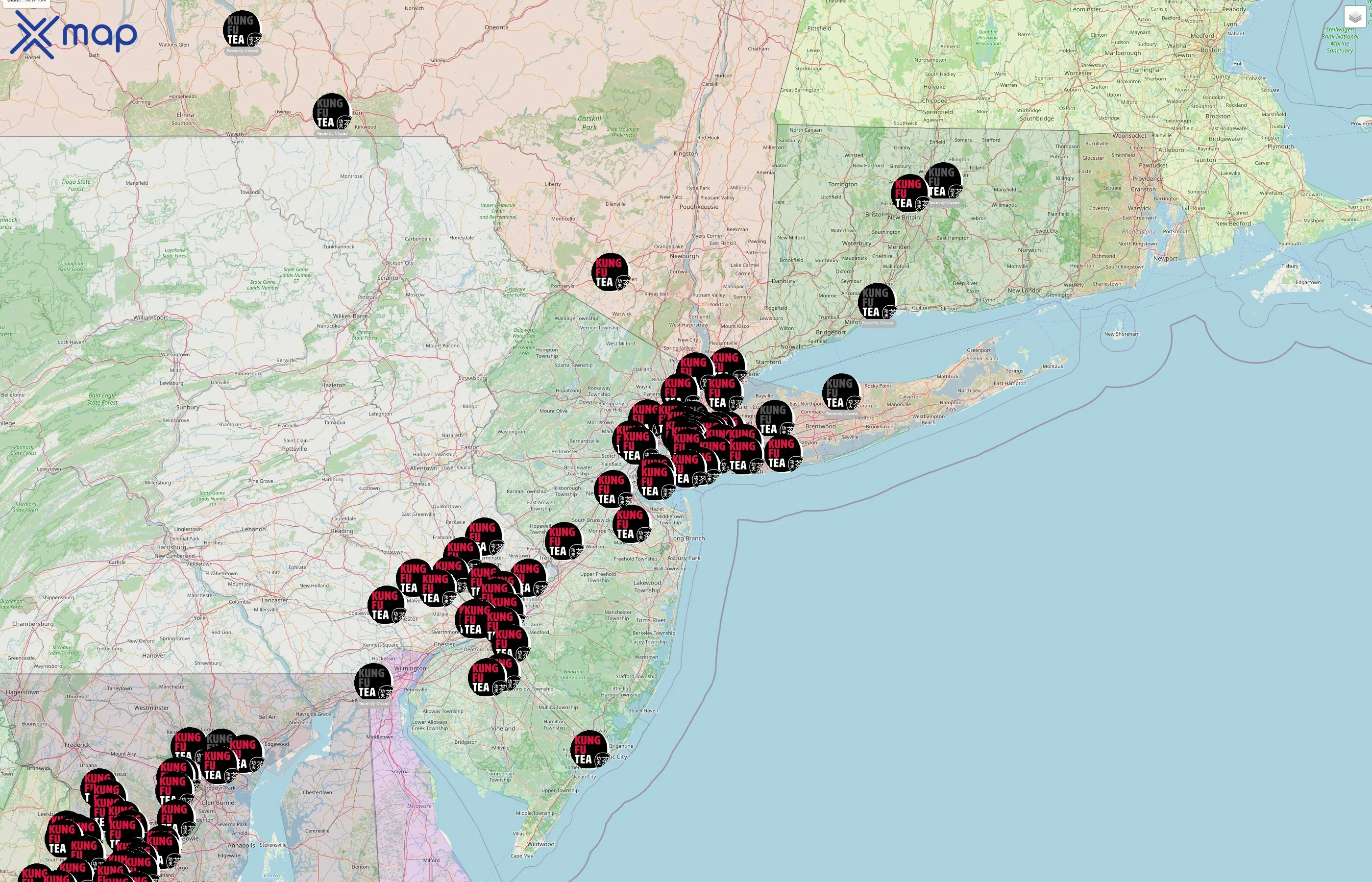 Kung Fu Tea street hotspots