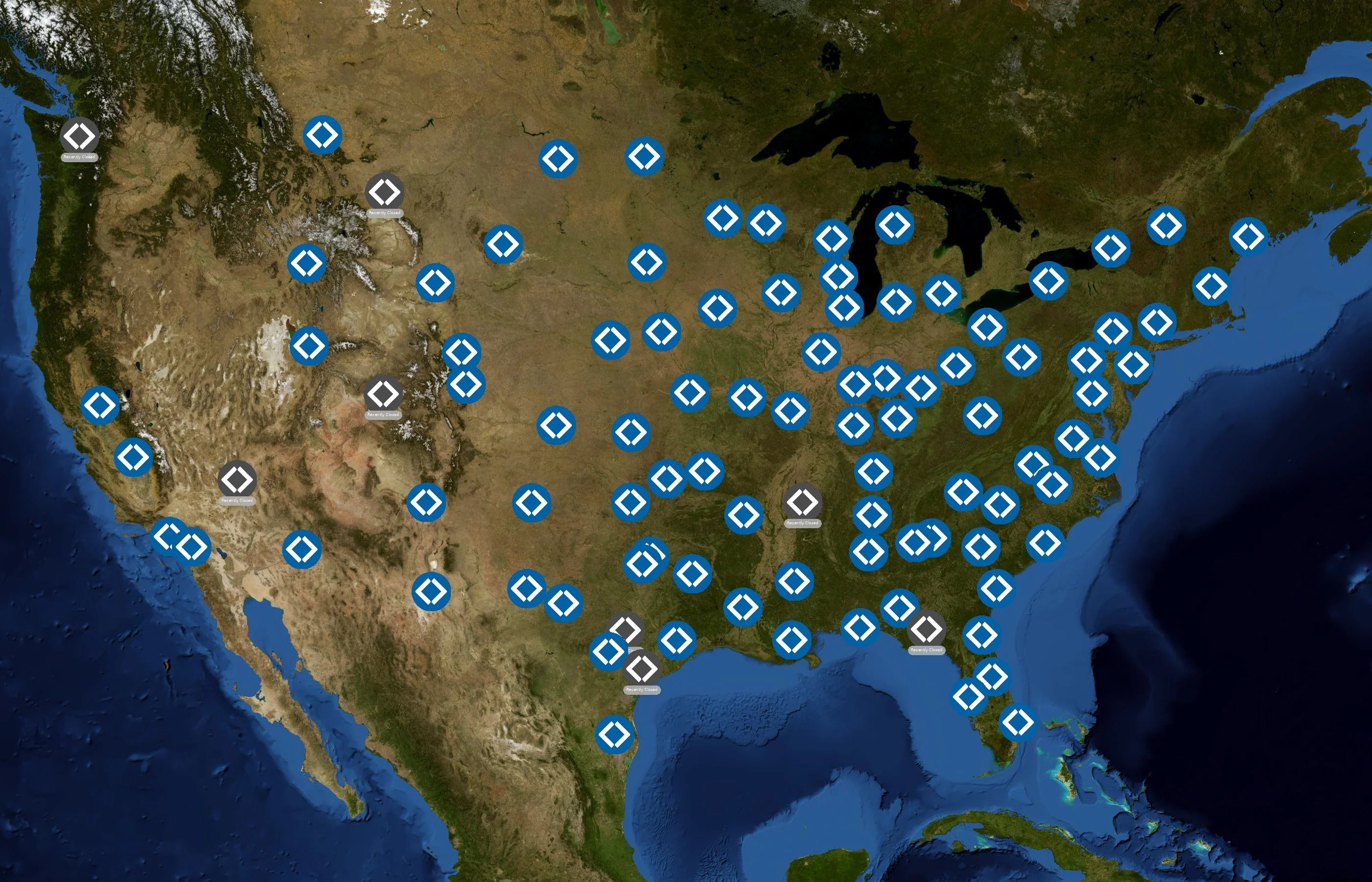 Sam's Club state distribution