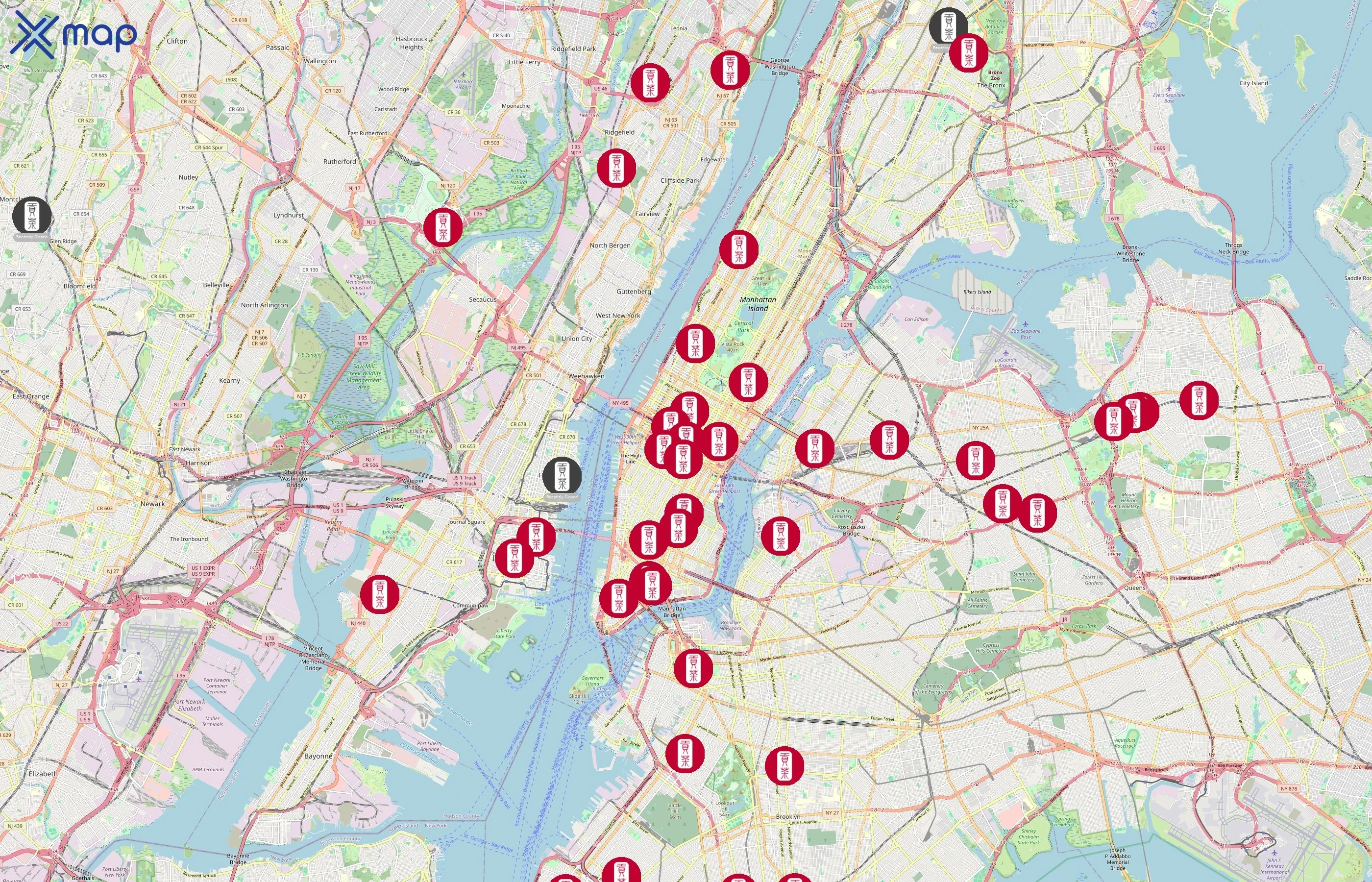 Gong Cha area coverage