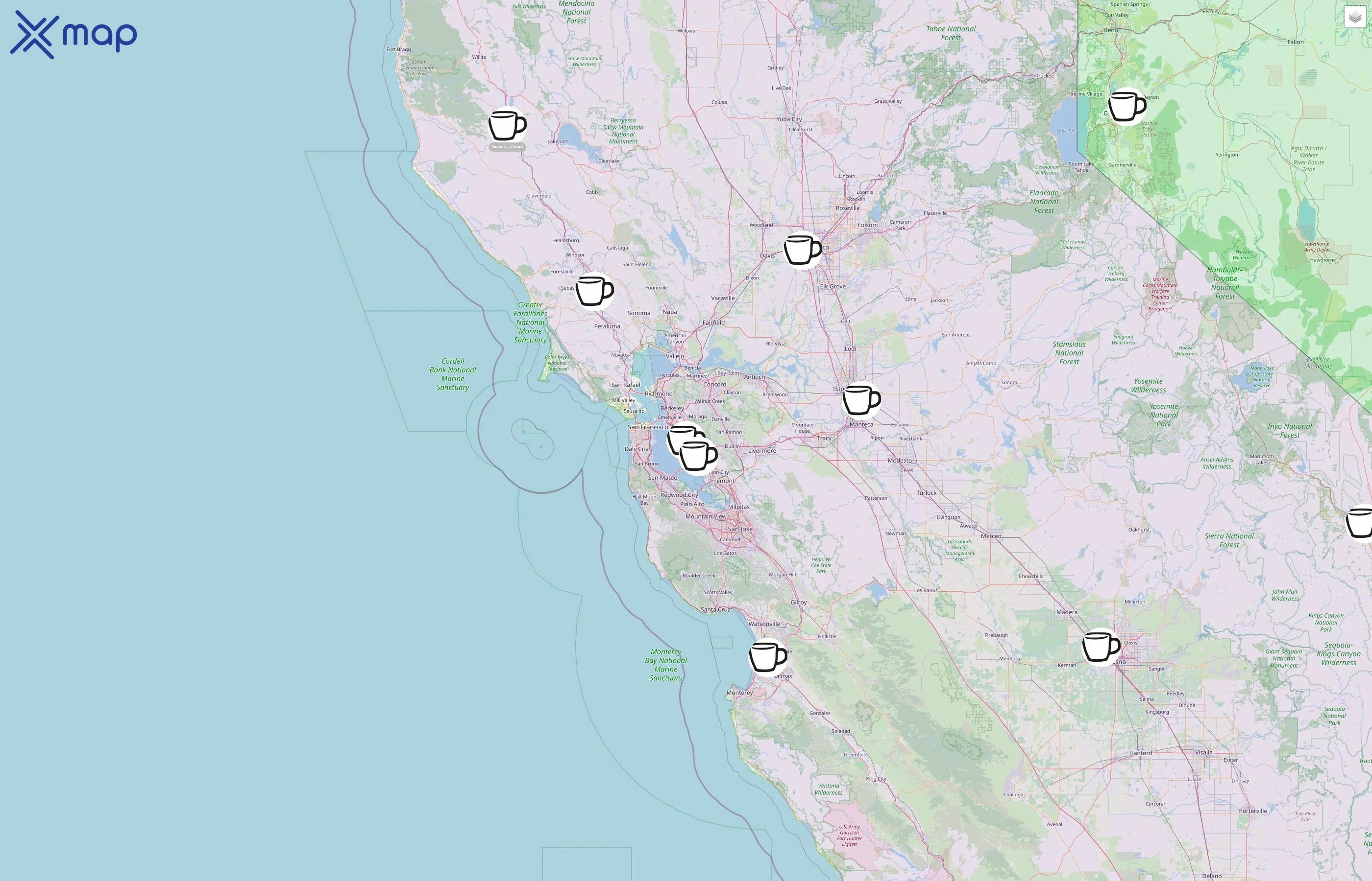 Farmer Brothers street hotspots