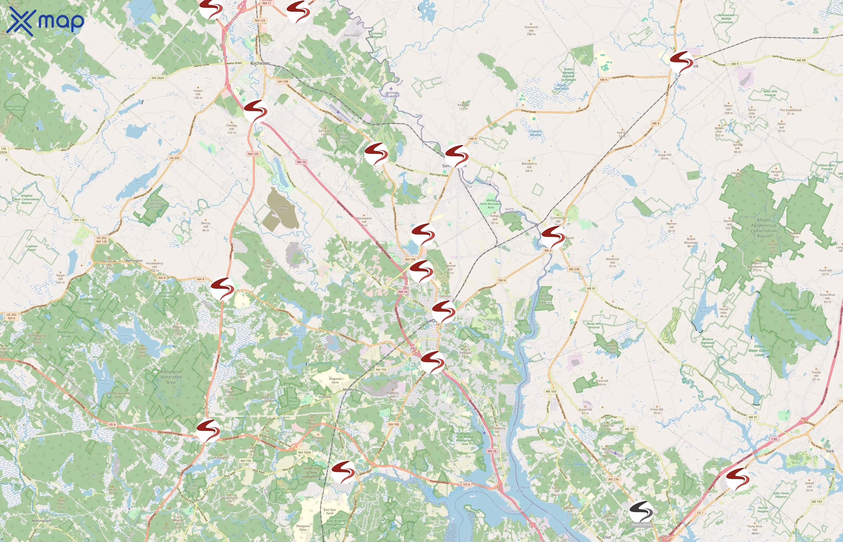 Aroma Joe's area coverage
