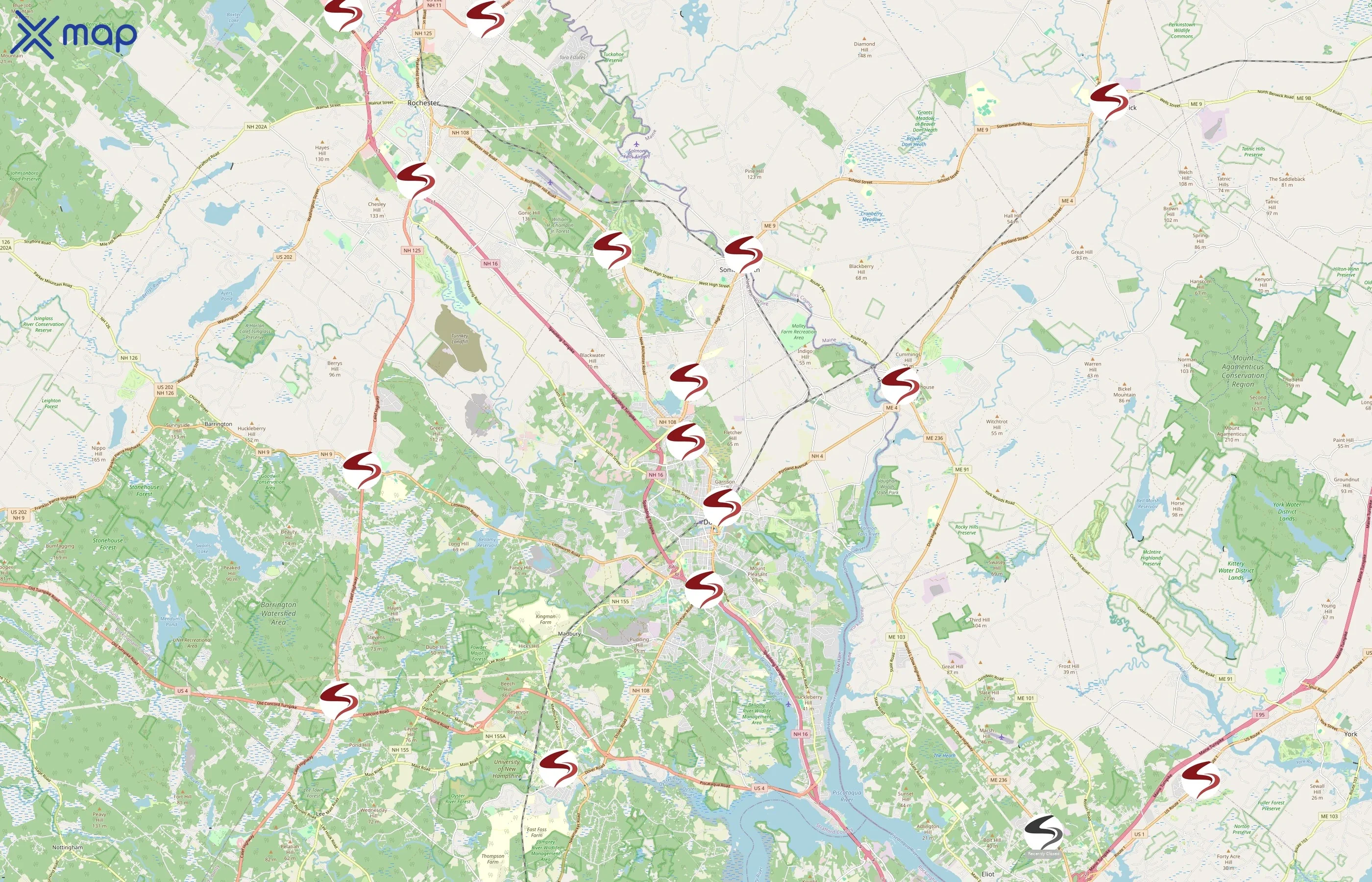 Aroma Joe's area coverage