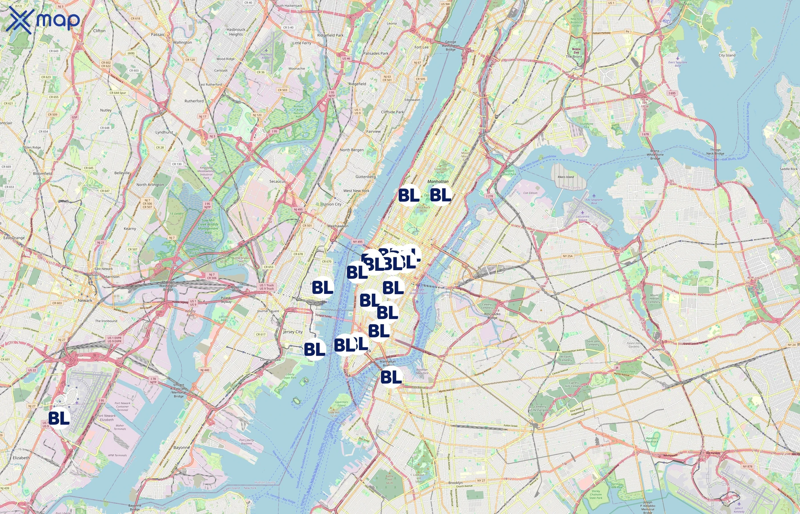 Bluestone Lane area coverage