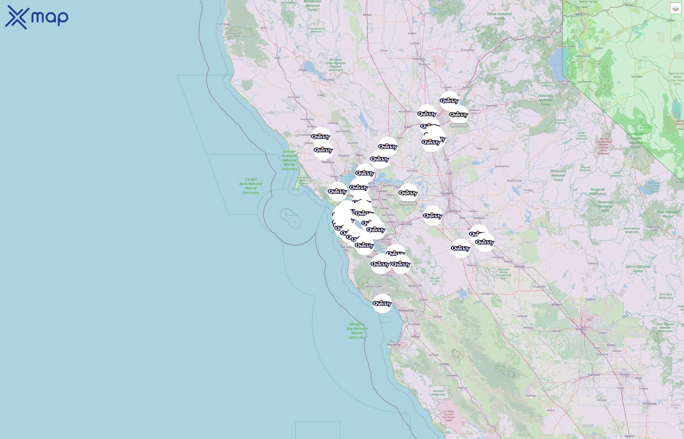 Quickly street hotspots