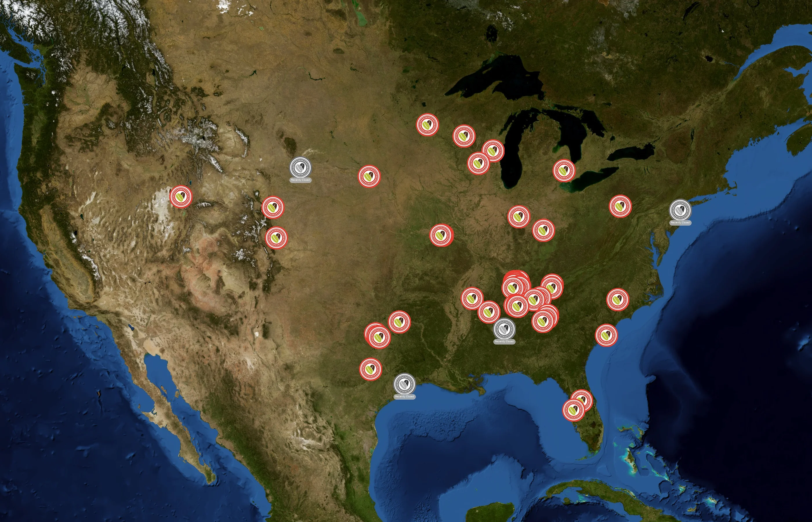 Just Love Coffee Cafe state distribution