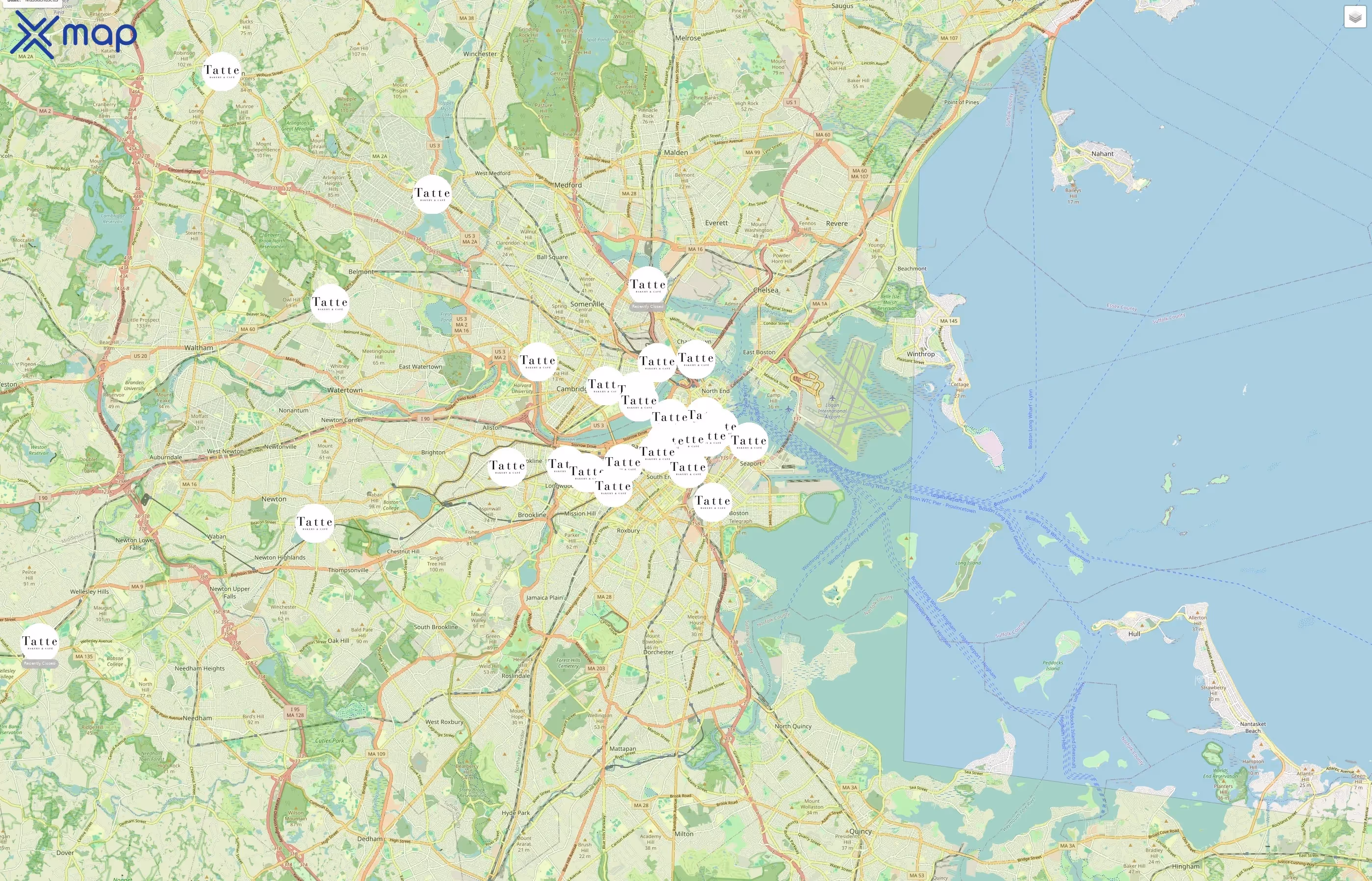 Tatte Bakery & Cafe traffic data