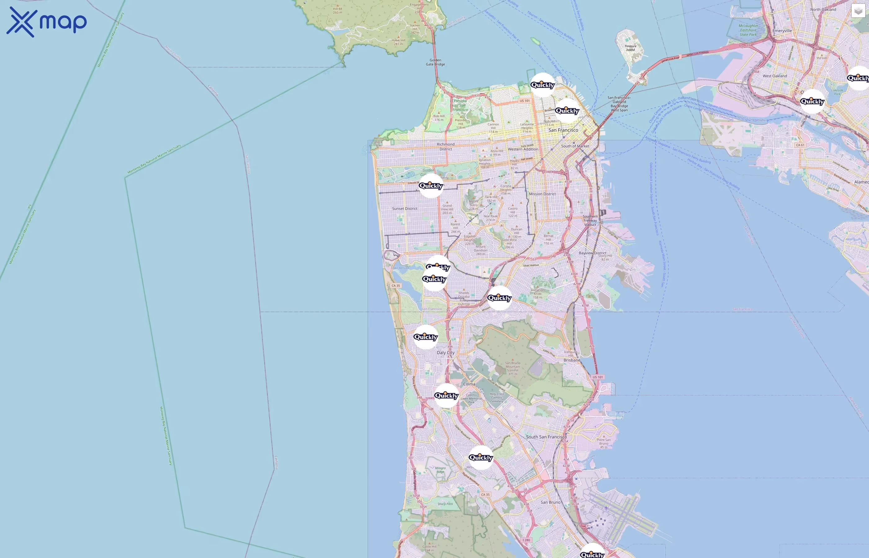Quickly traffic data