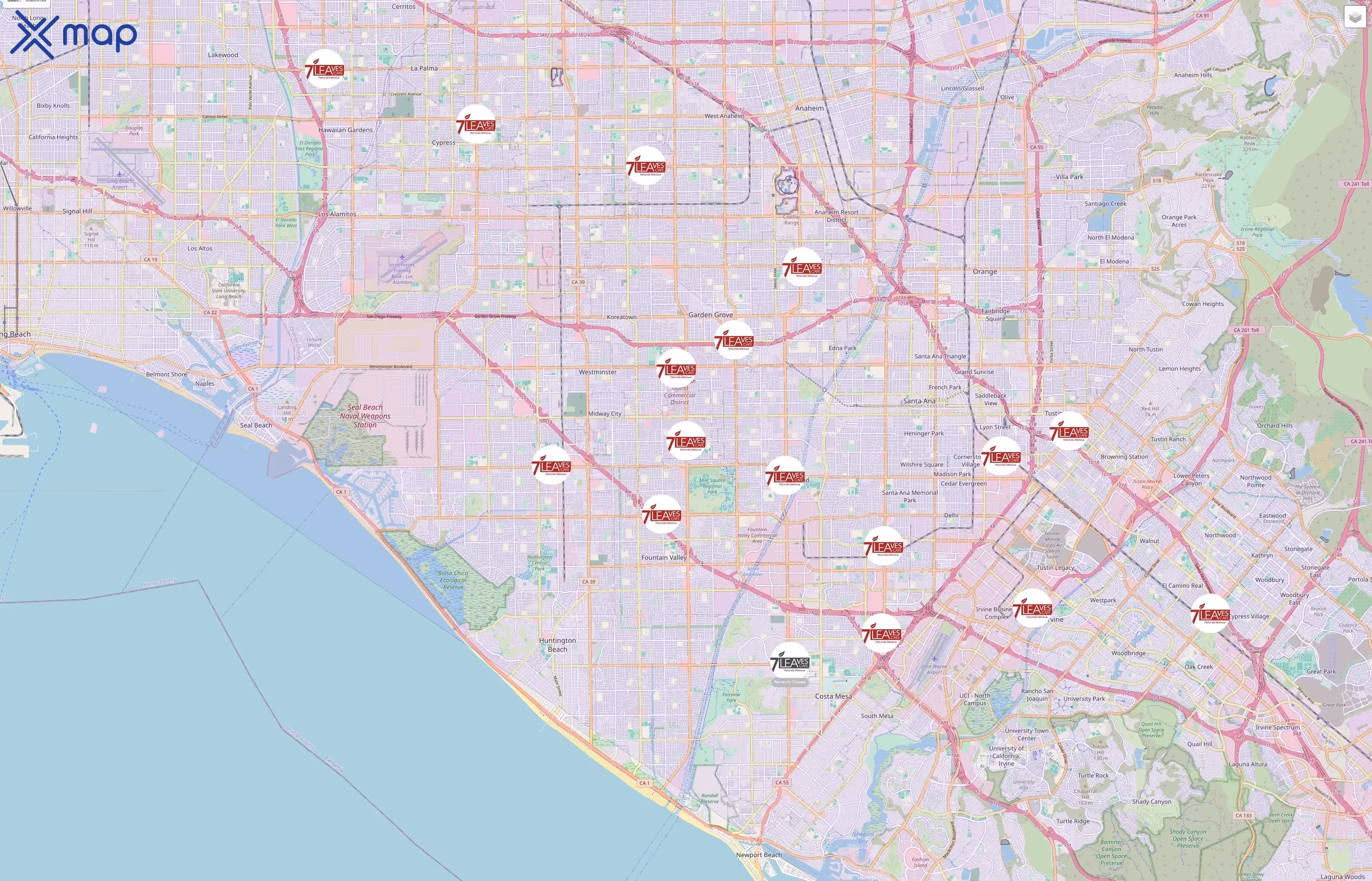 7 Leaves Cafe traffic data