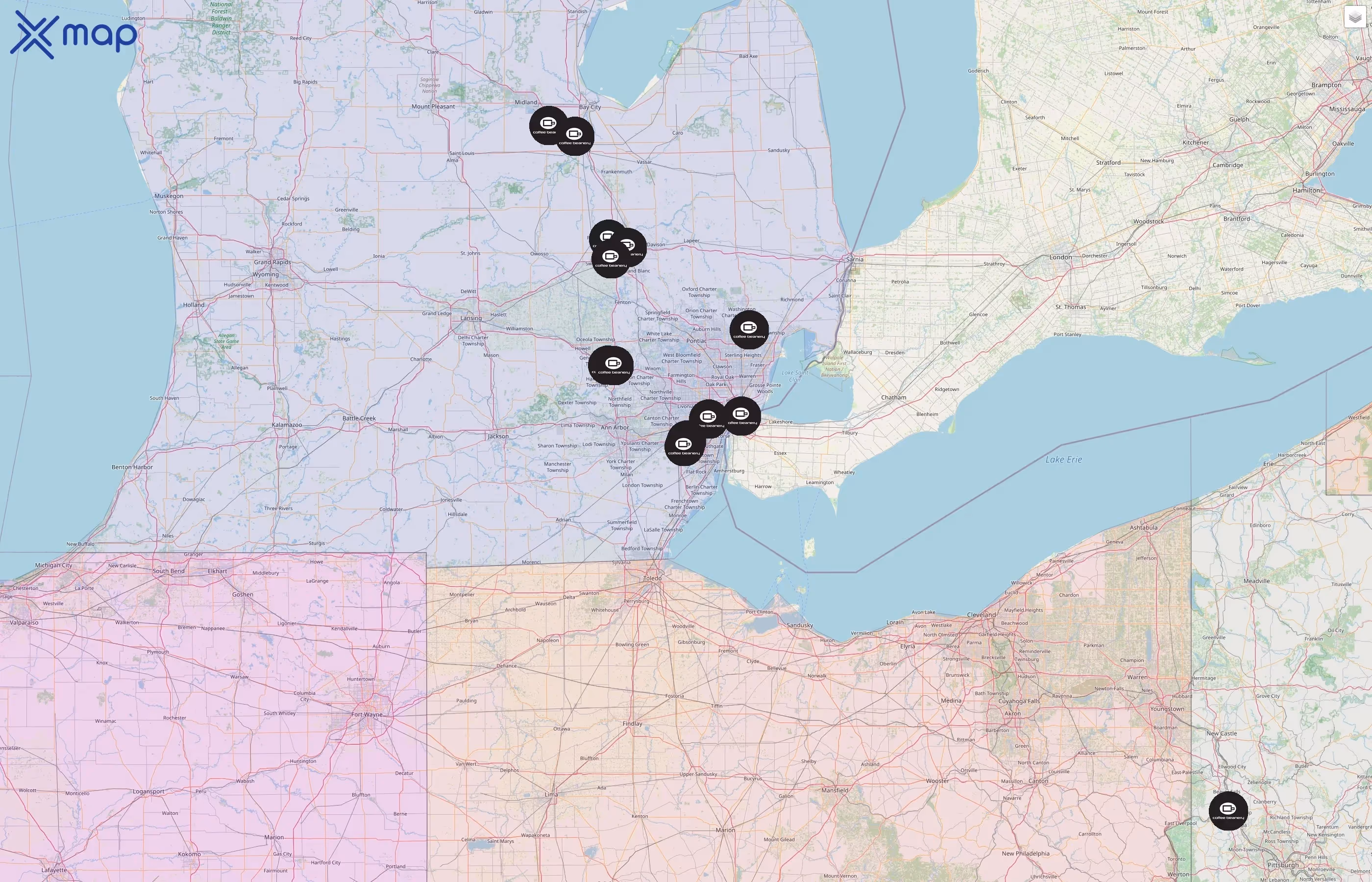 Coffee Beanery street hotspots