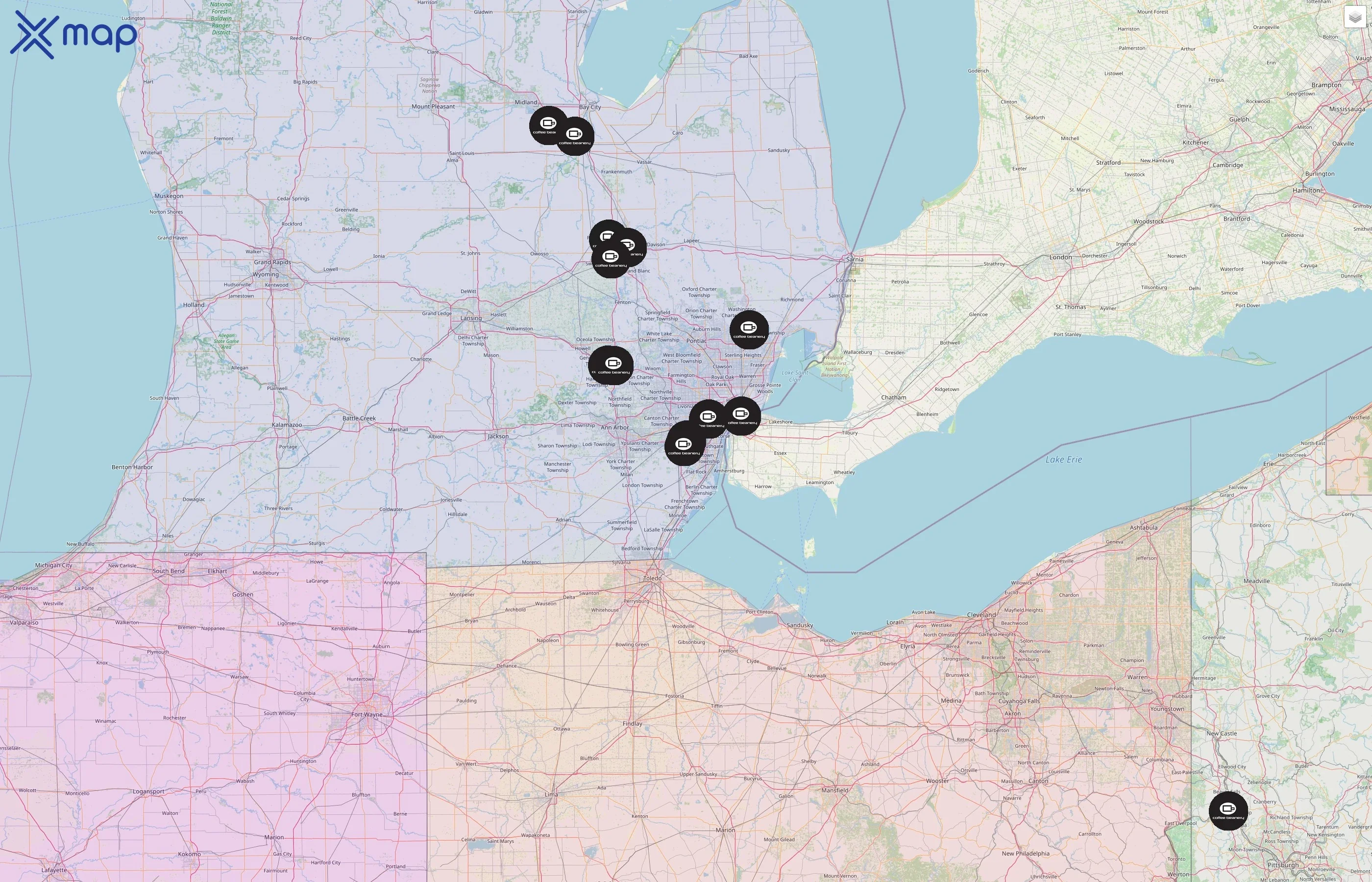 Coffee Beanery street hotspots