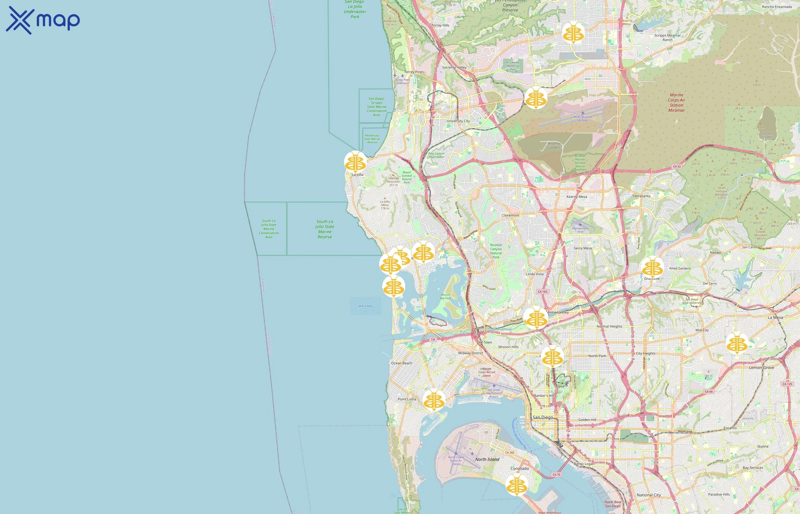 Better Buzz Coffee area coverage