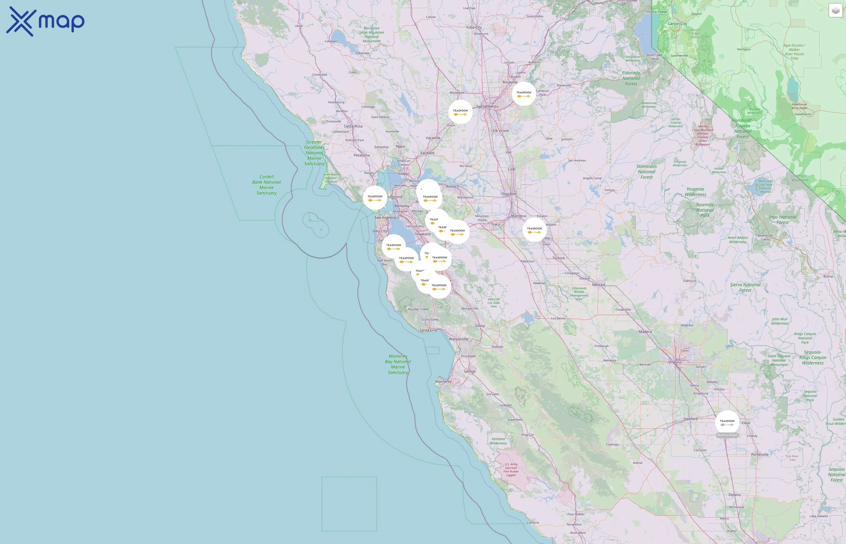 Teaspoon street hotspots