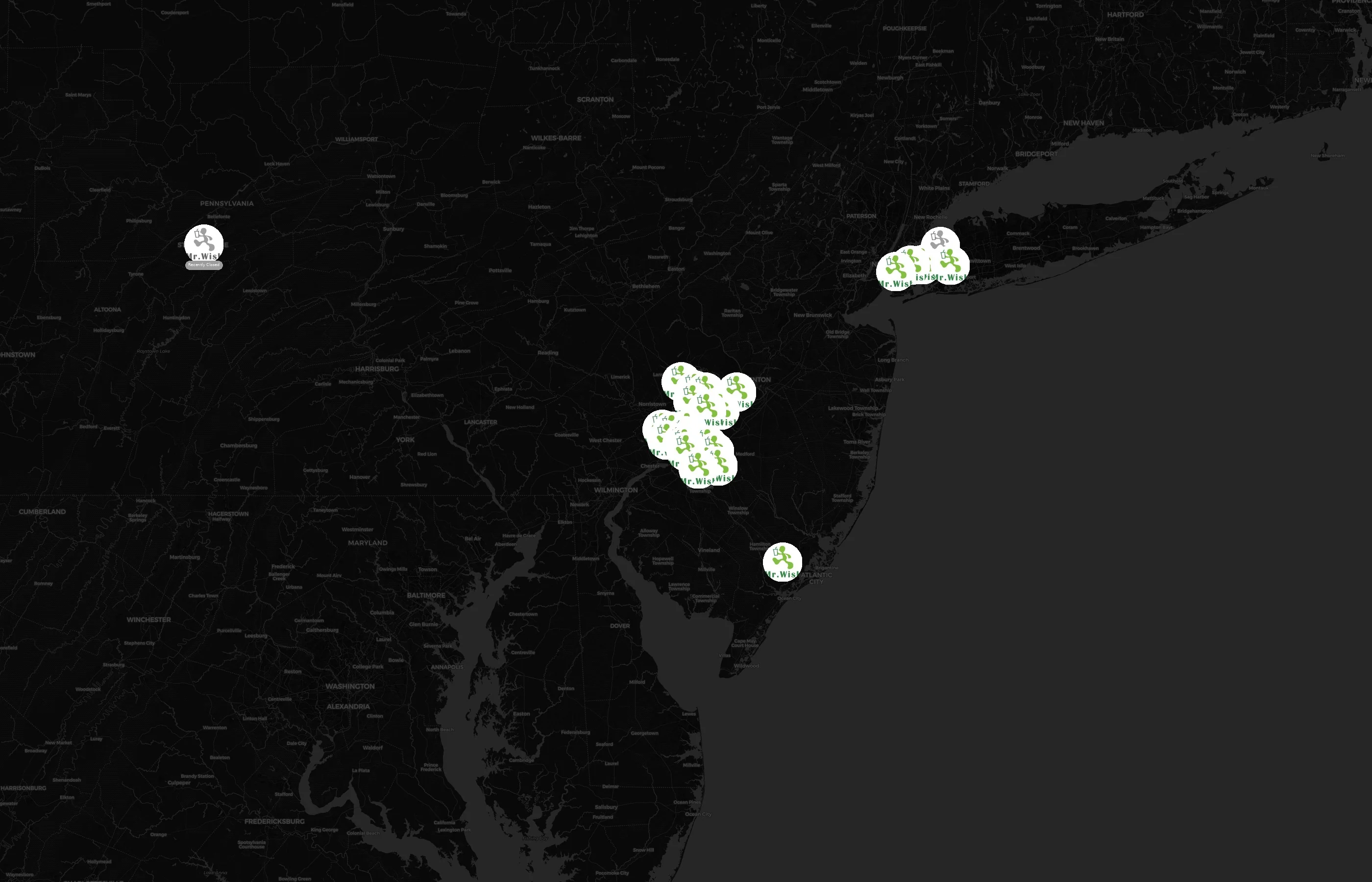 Mr. Wish city distribution