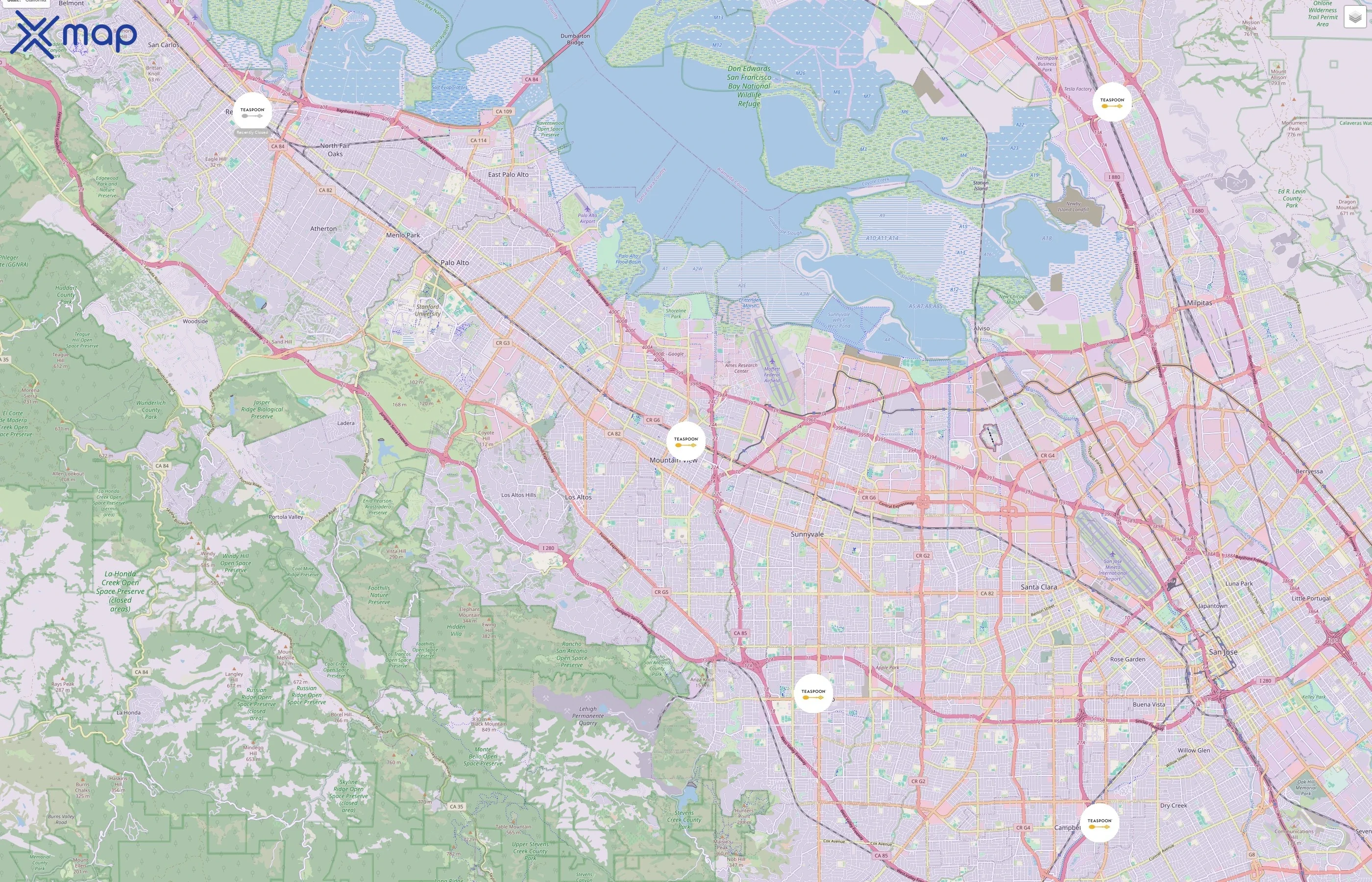 Teaspoon traffic data