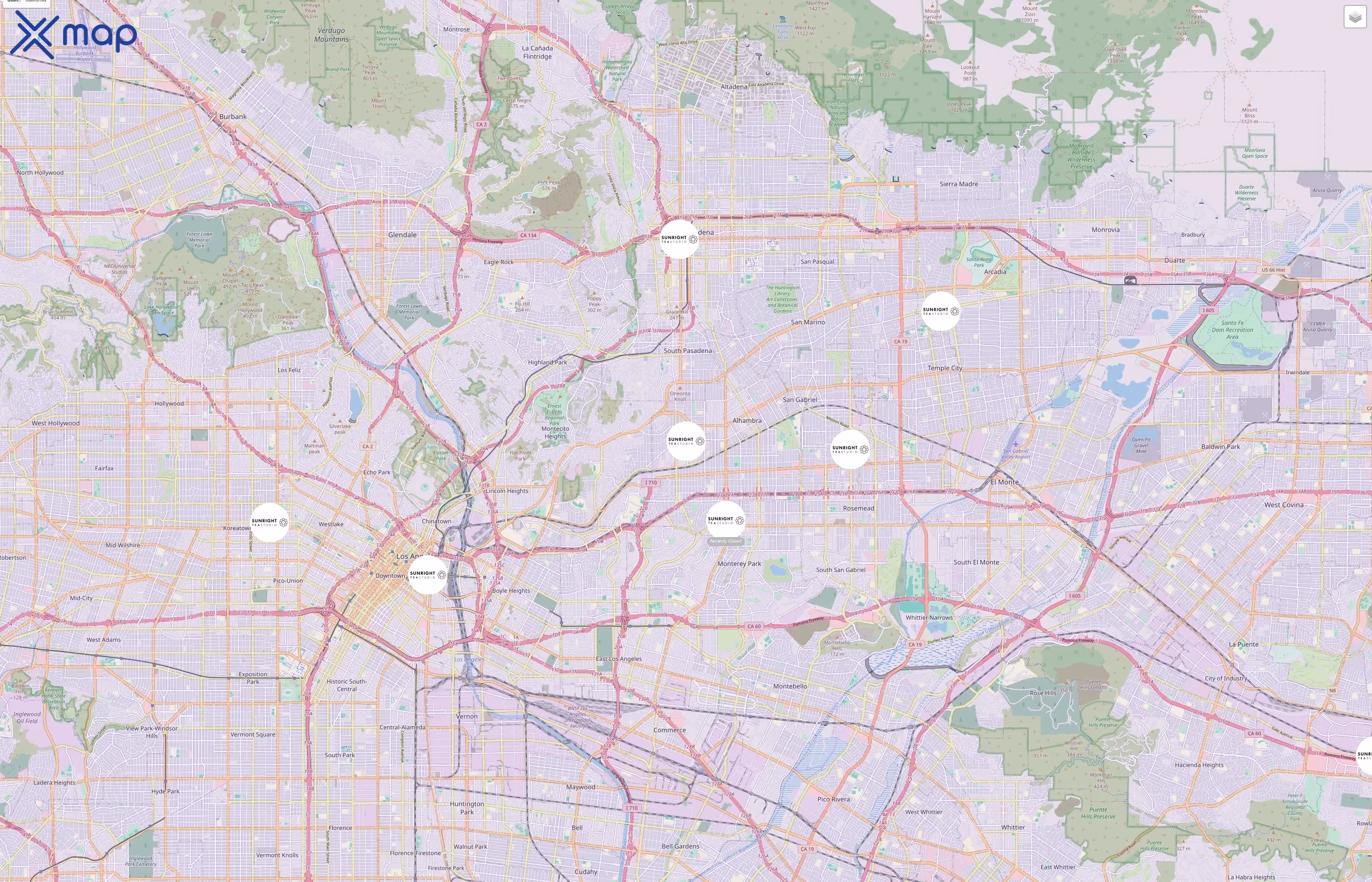 Sunright Tea Studio traffic data