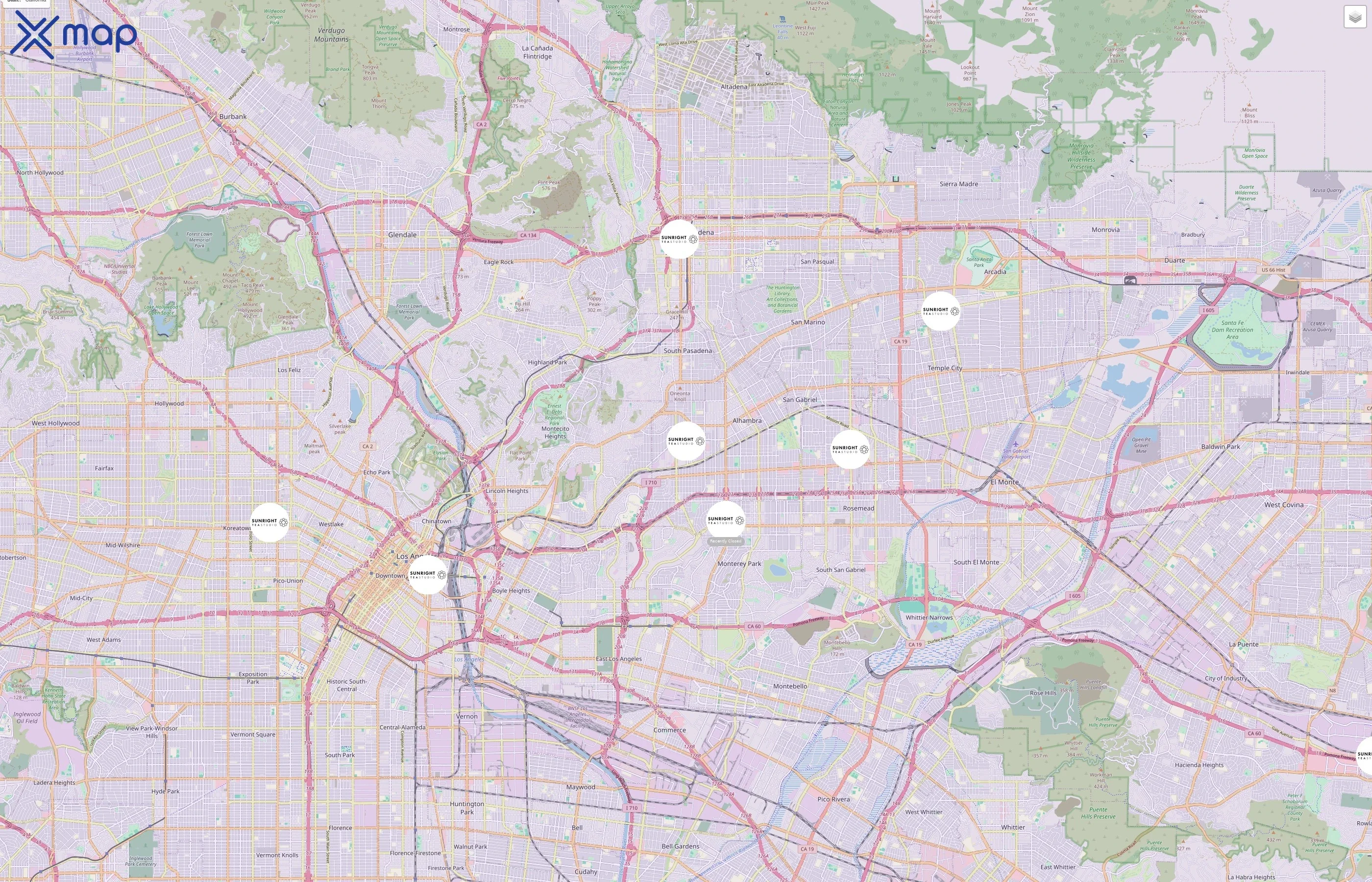 Sunright Tea Studio traffic data