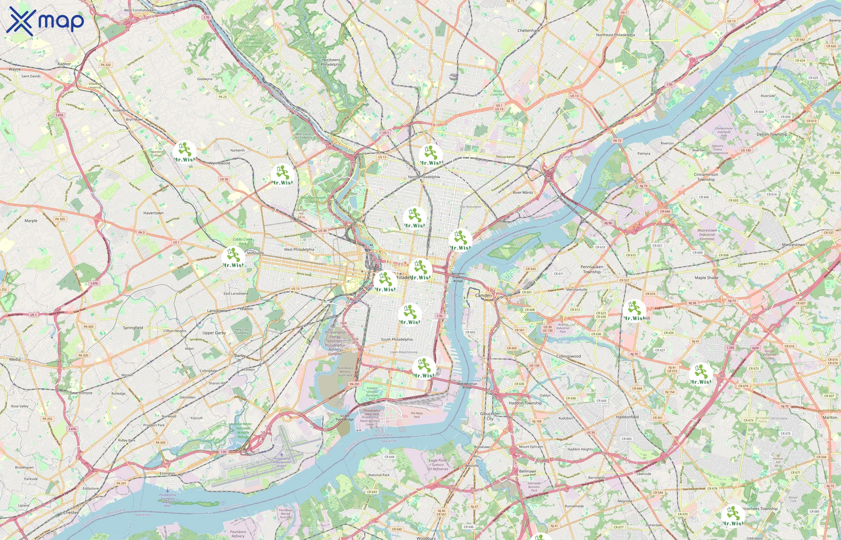 Mr. Wish area coverage