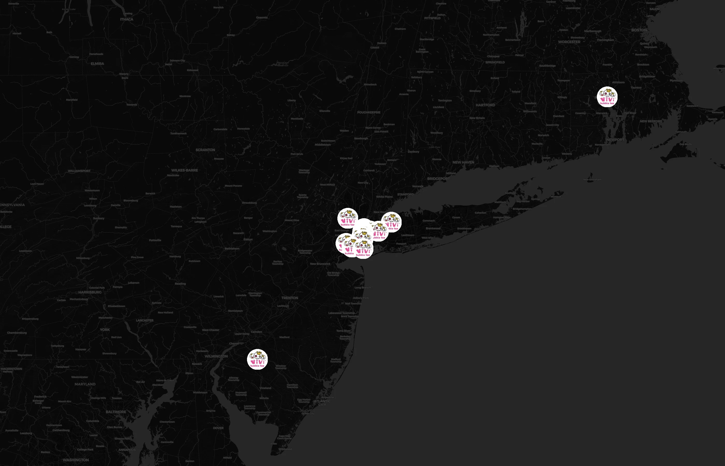 Vivi Bubble Tea city distribution