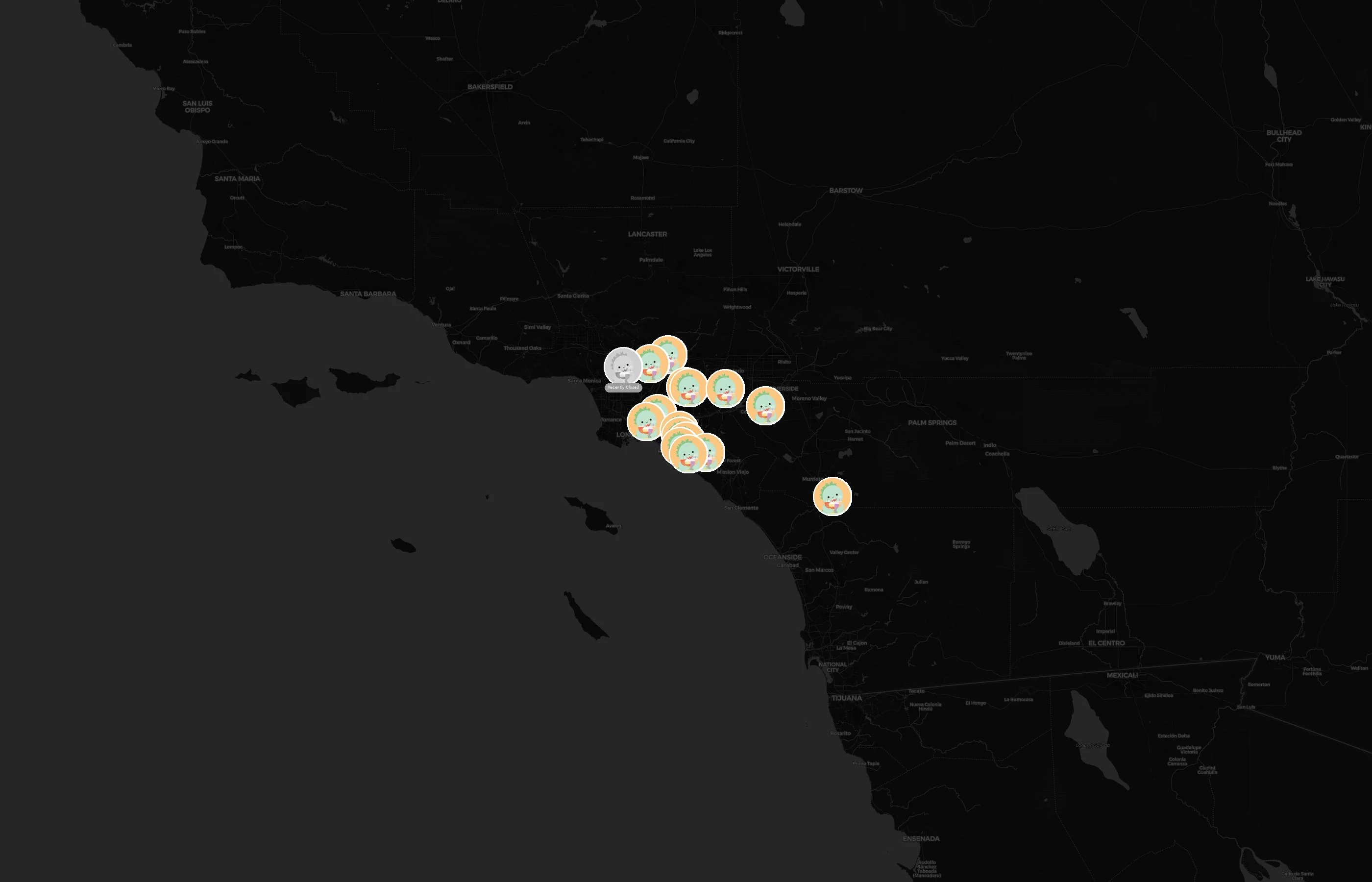 Tastea city distribution