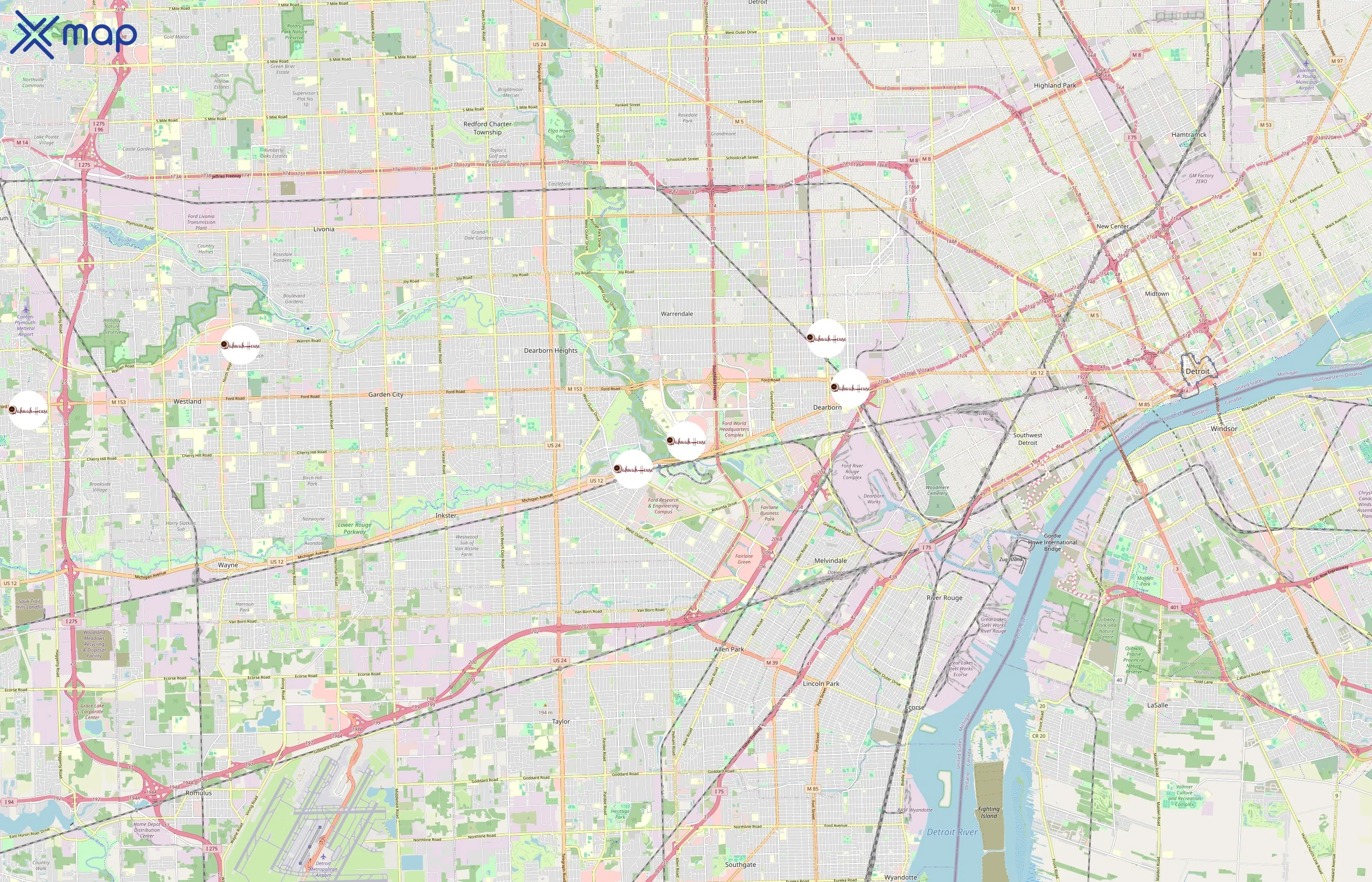 Qahwah House area coverage