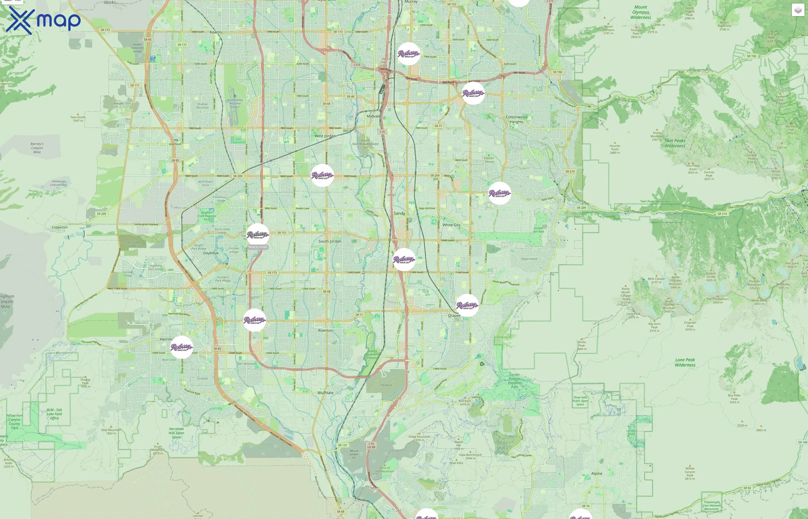 Roxberry Juice Co. traffic data