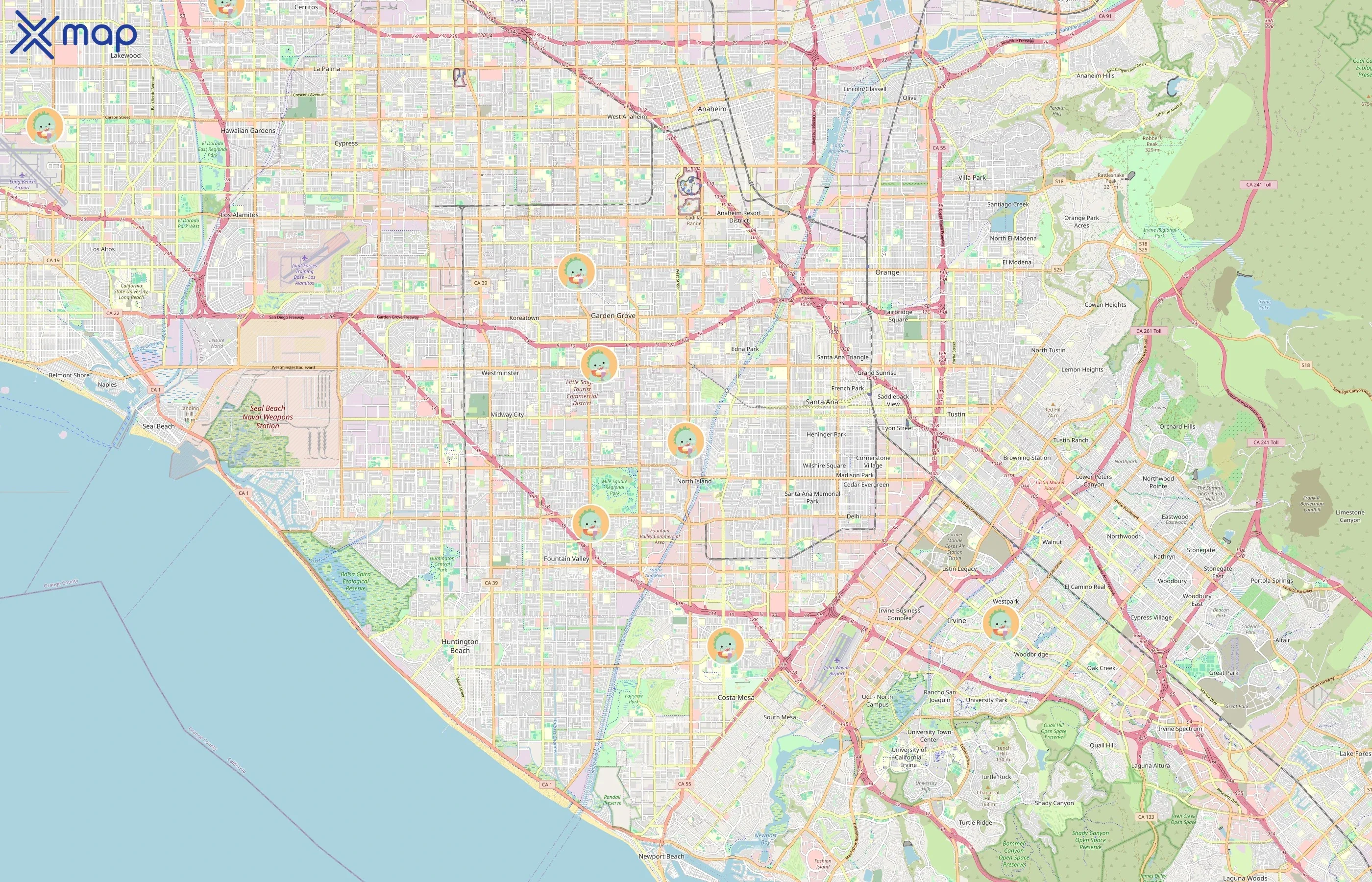 Tastea area coverage