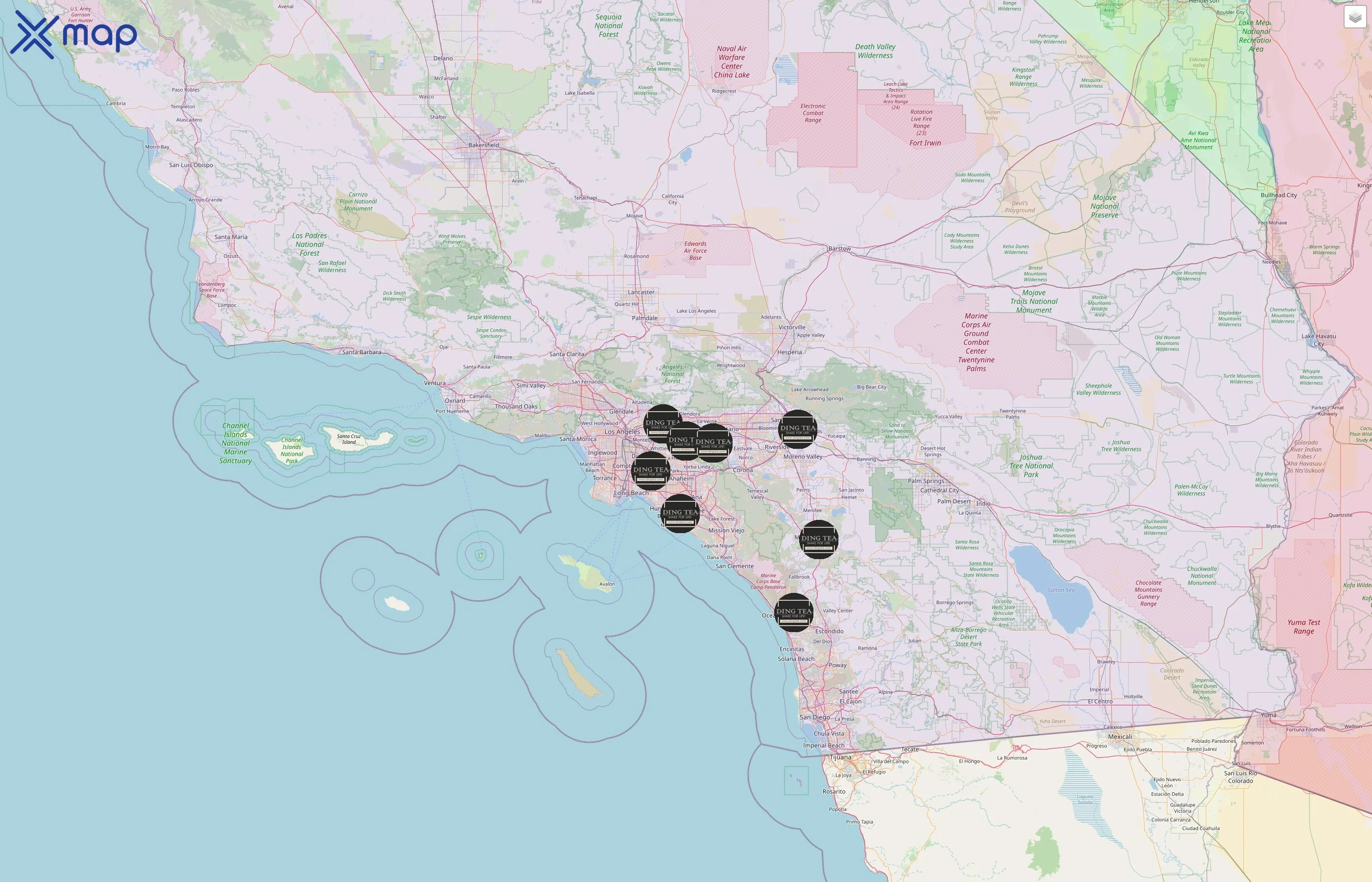 Ding Tea street hotspots