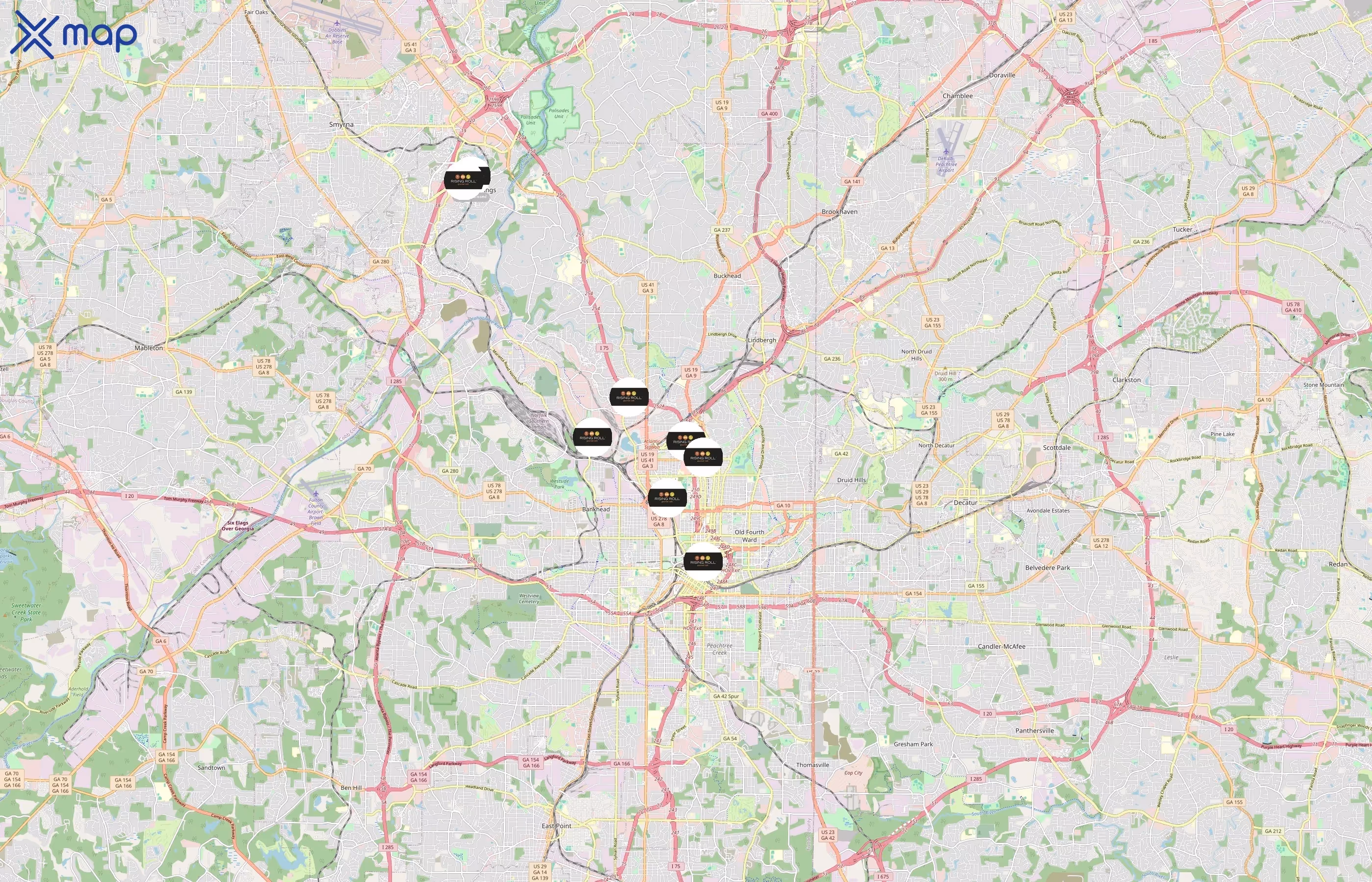 Rising Roll area coverage