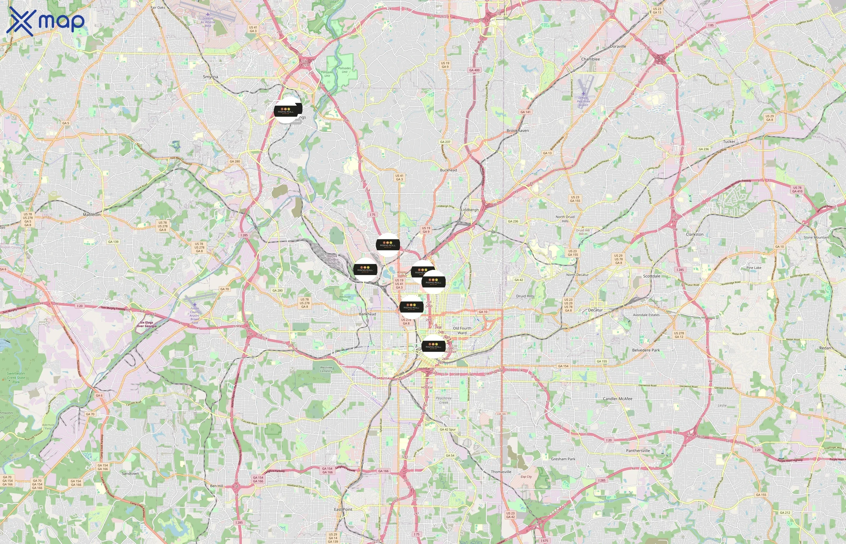 Rising Roll area coverage