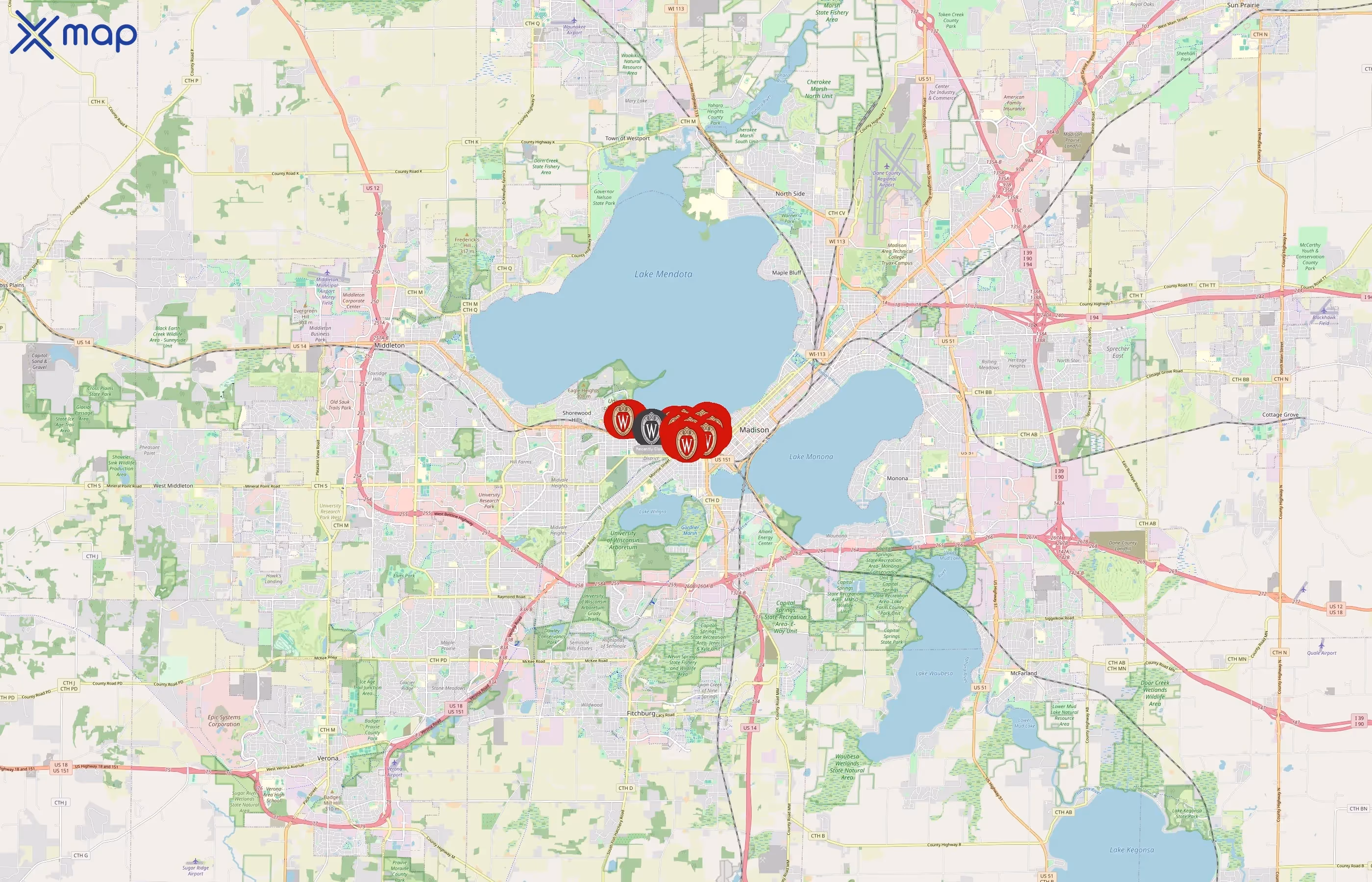 Wisconsin Union area coverage