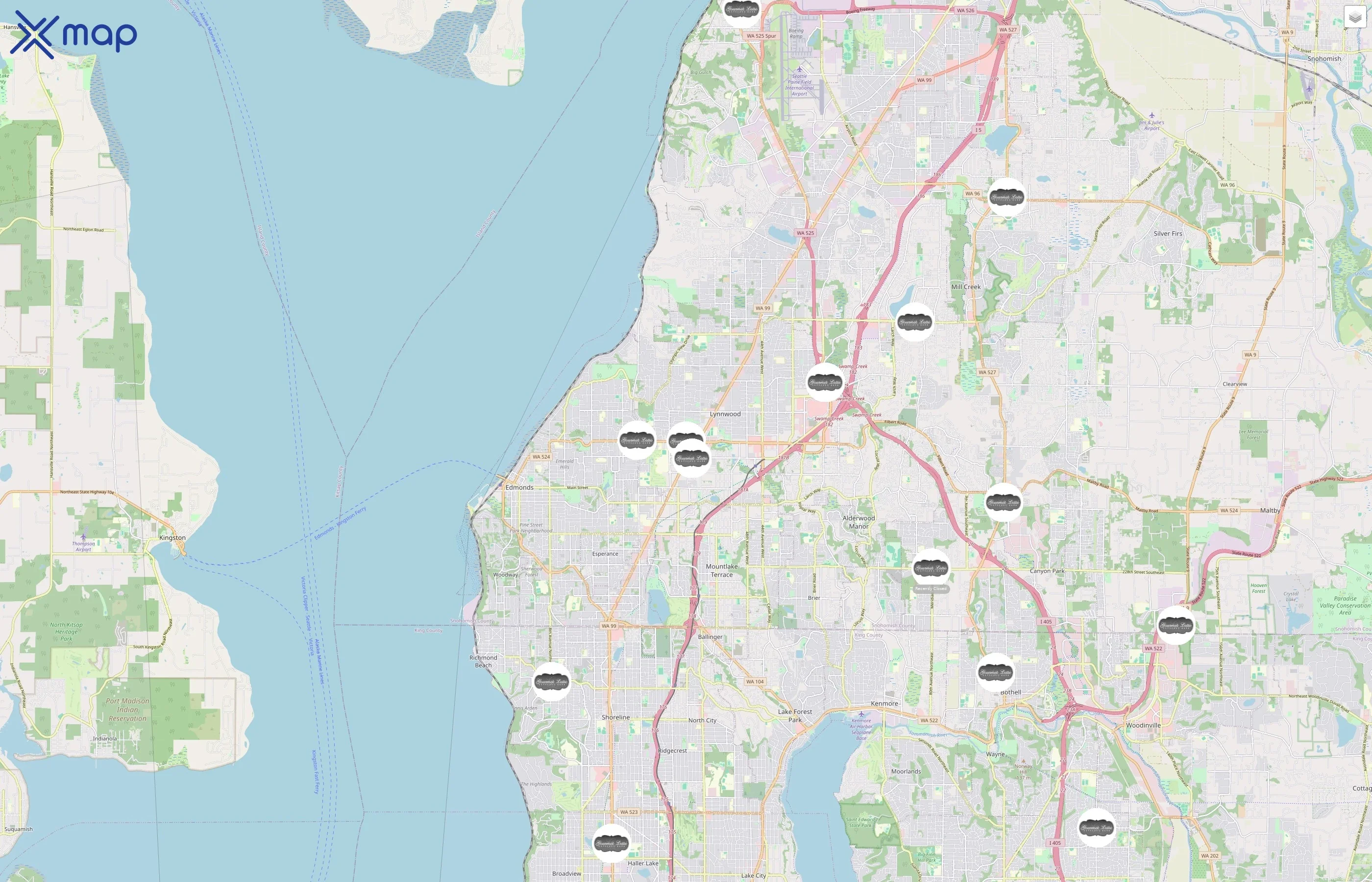 Gourmet Latte traffic data