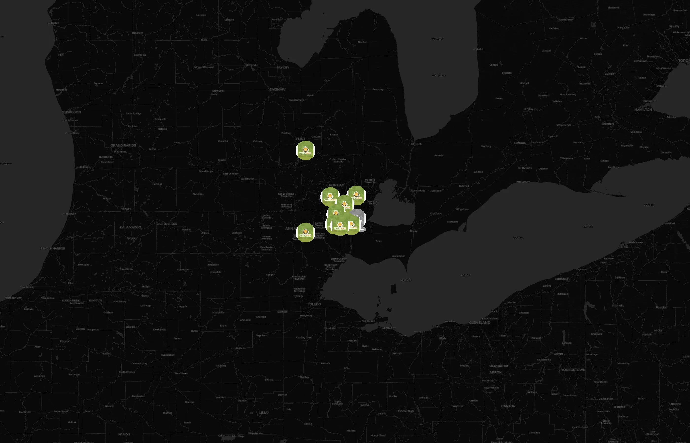 VARA Juice city distribution