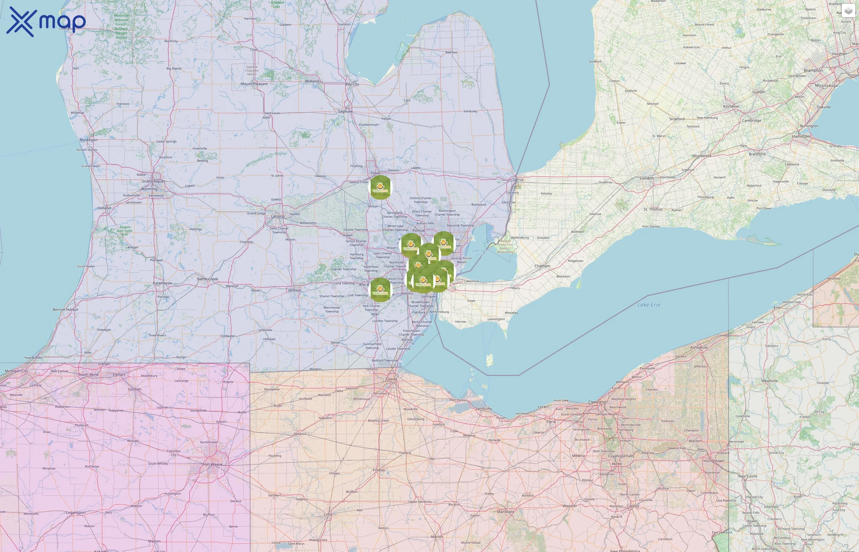 VARA Juice street hotspots