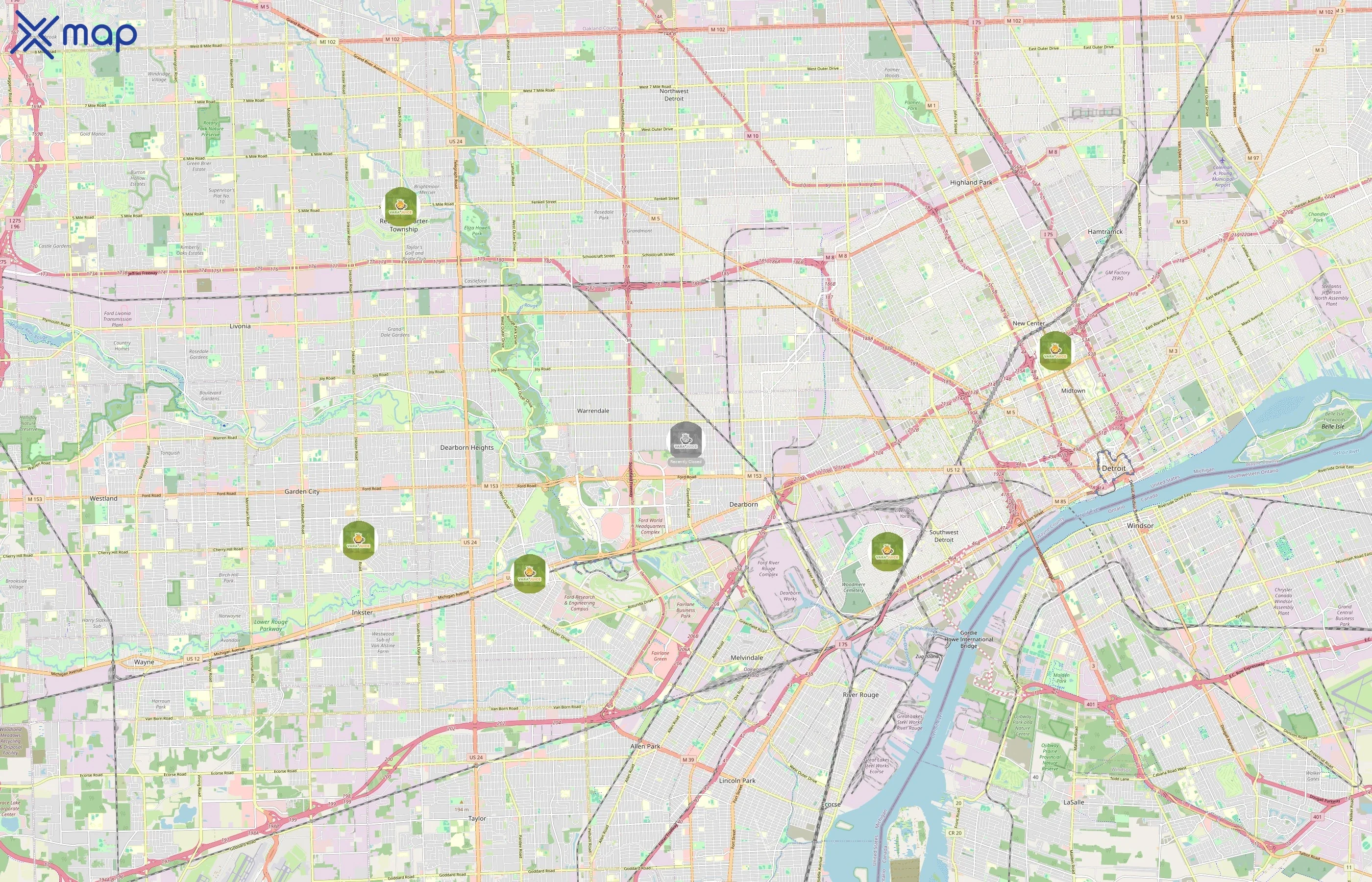 VARA Juice area coverage