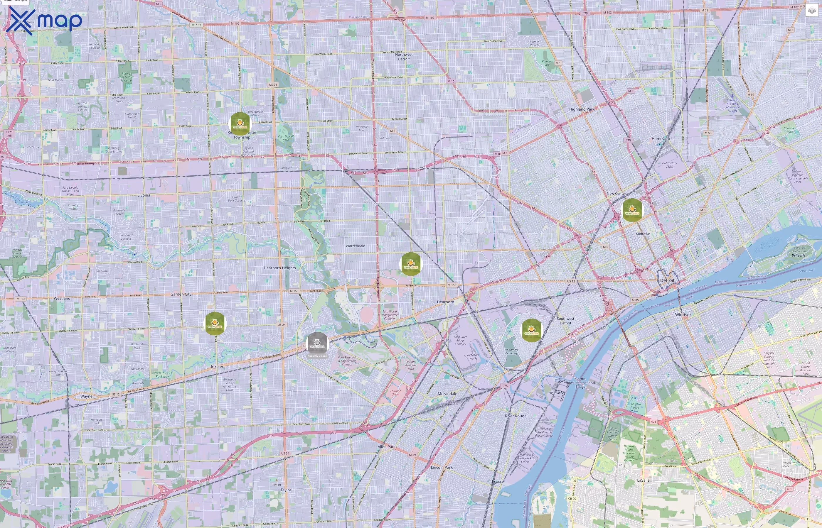 VARA Juice traffic data