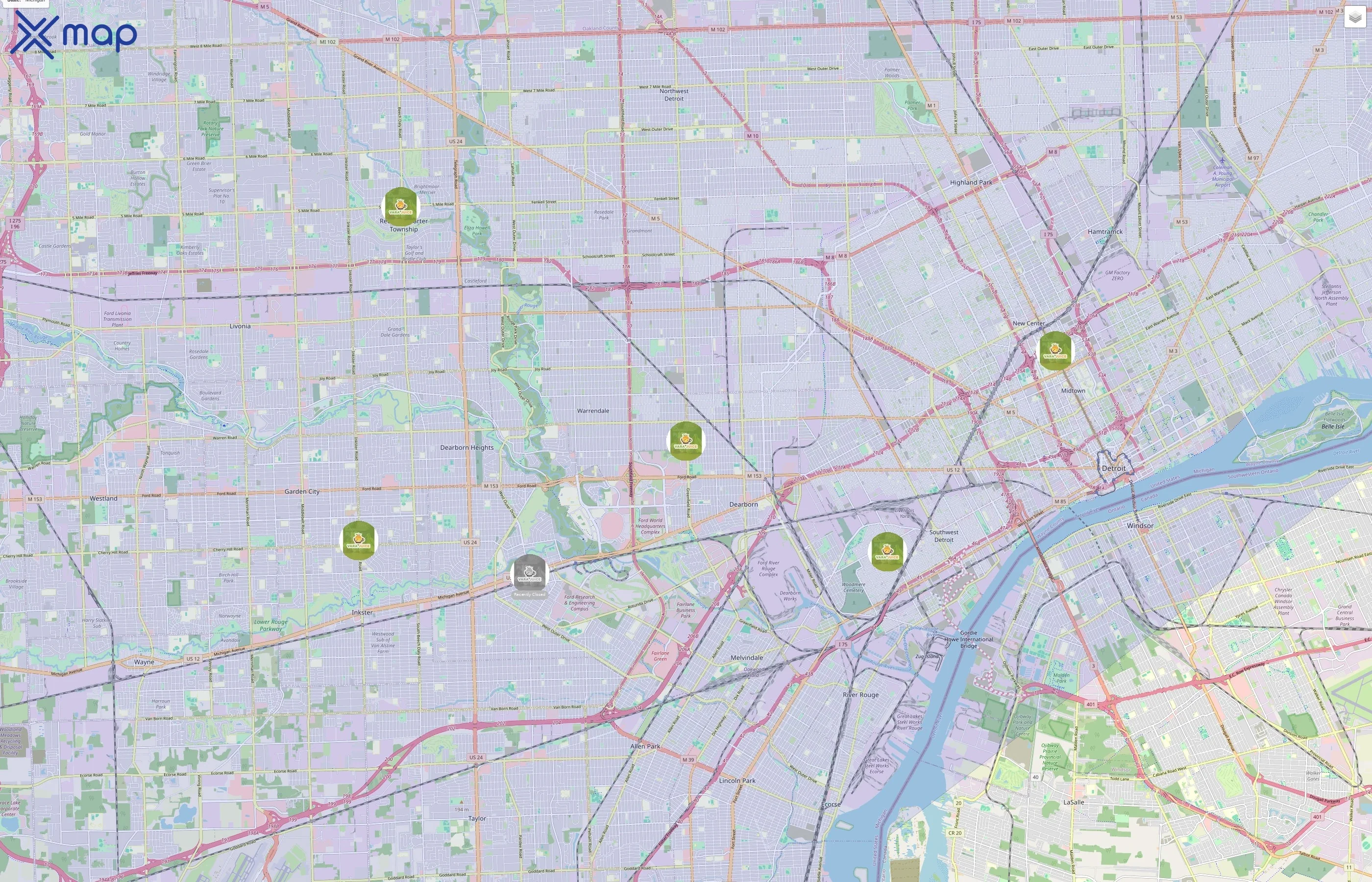 VARA Juice traffic data