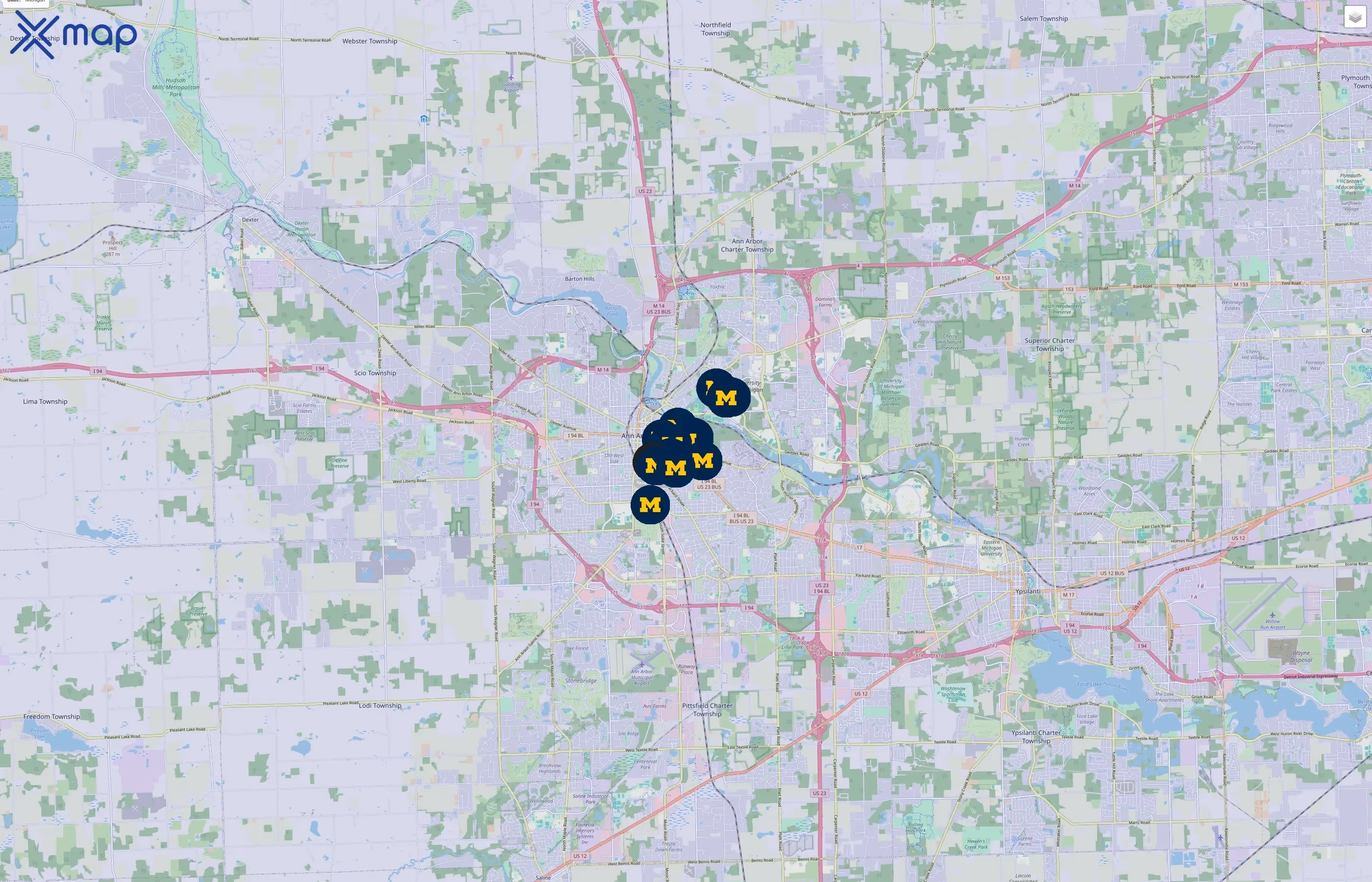 University of Michigan Dining Services traffic data