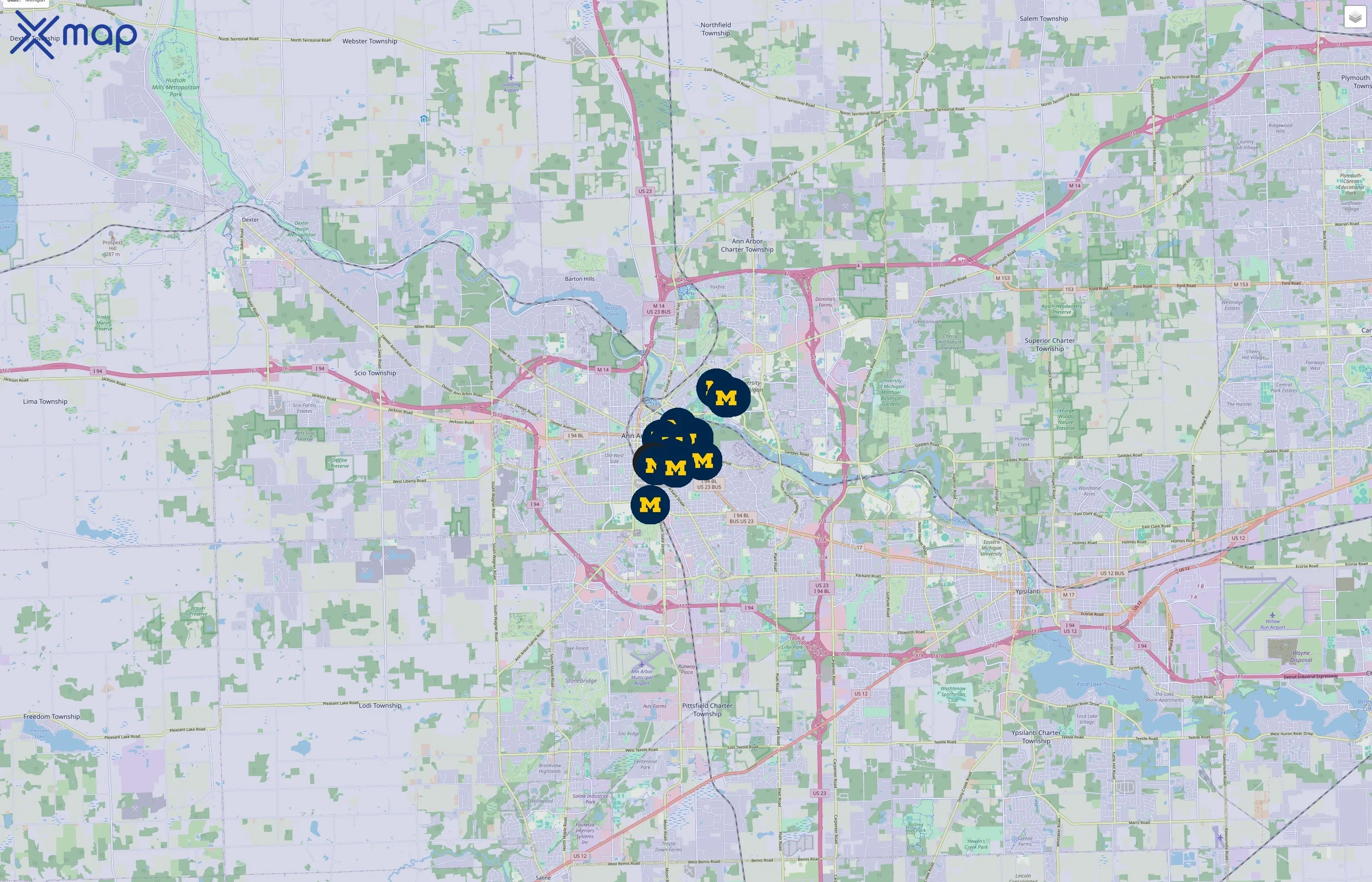 University of Michigan Dining Services traffic data