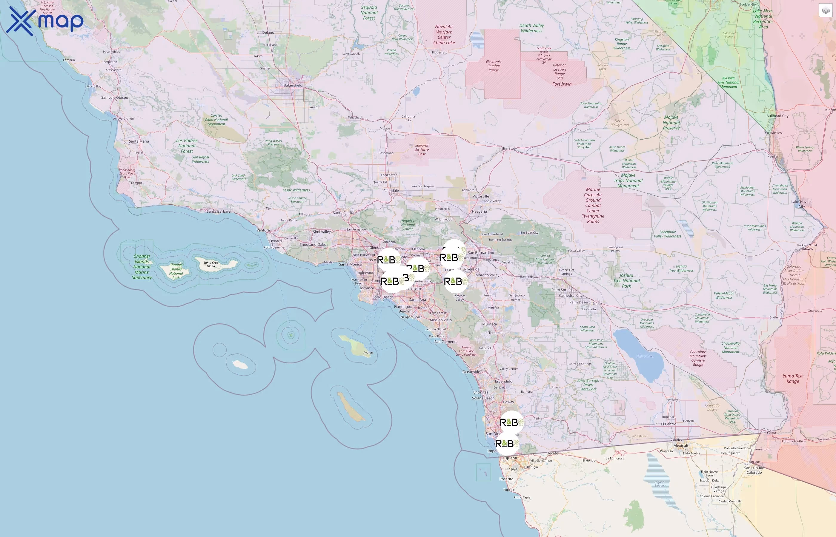R&B Tea street hotspots